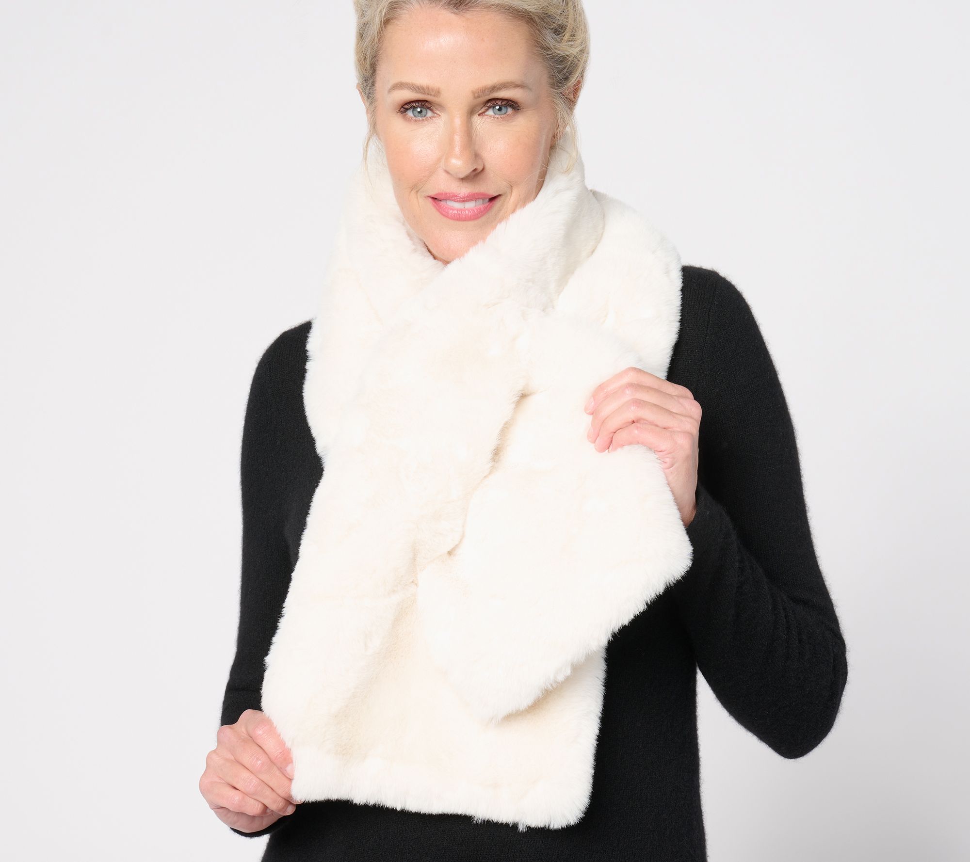 "As Is" Jingle Belles by Kim Gravel Aspen Faux Fur Scarf