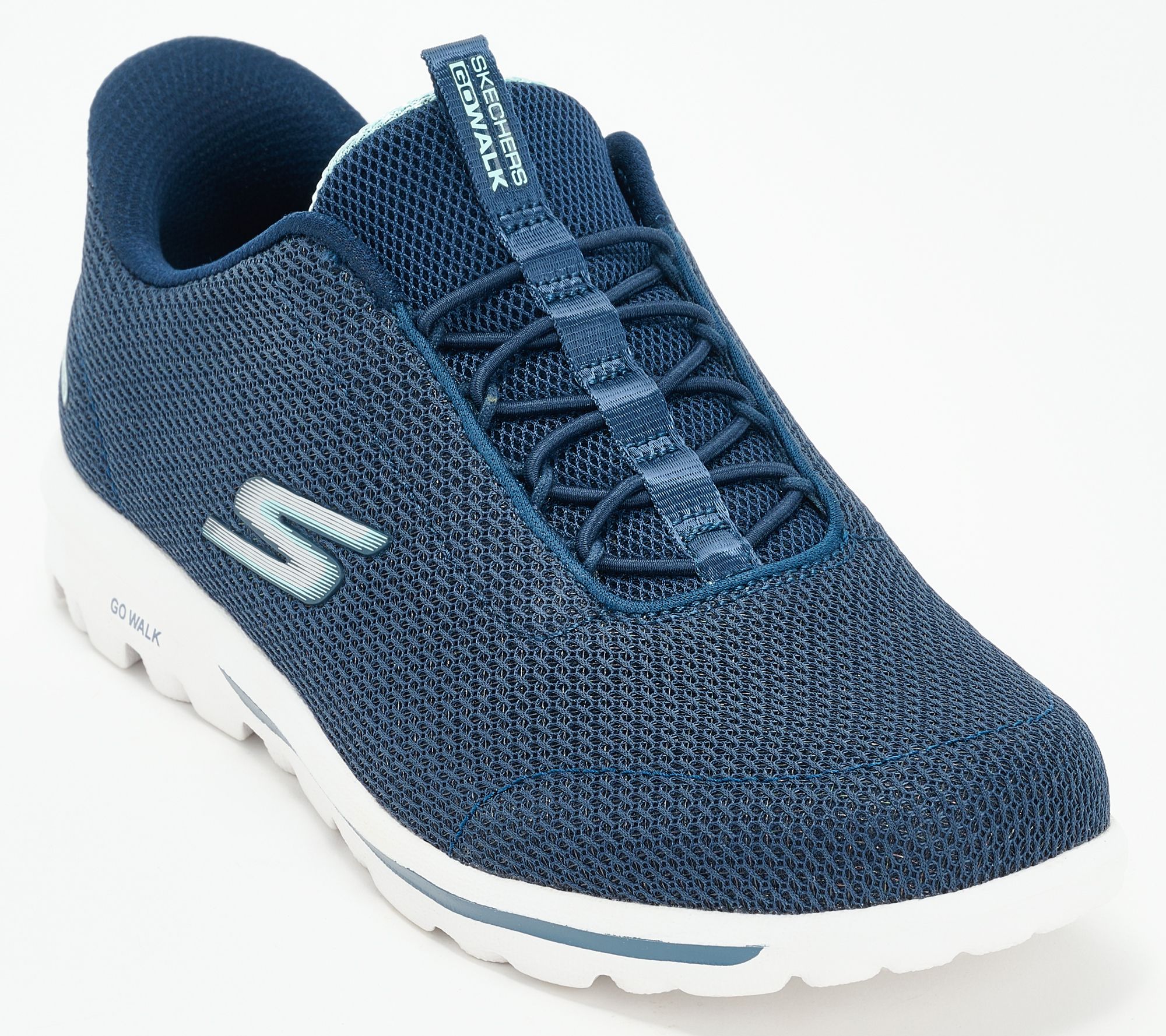 Skechers Slip-ins GO WALK Travel Bungee Sneakers - Cristal