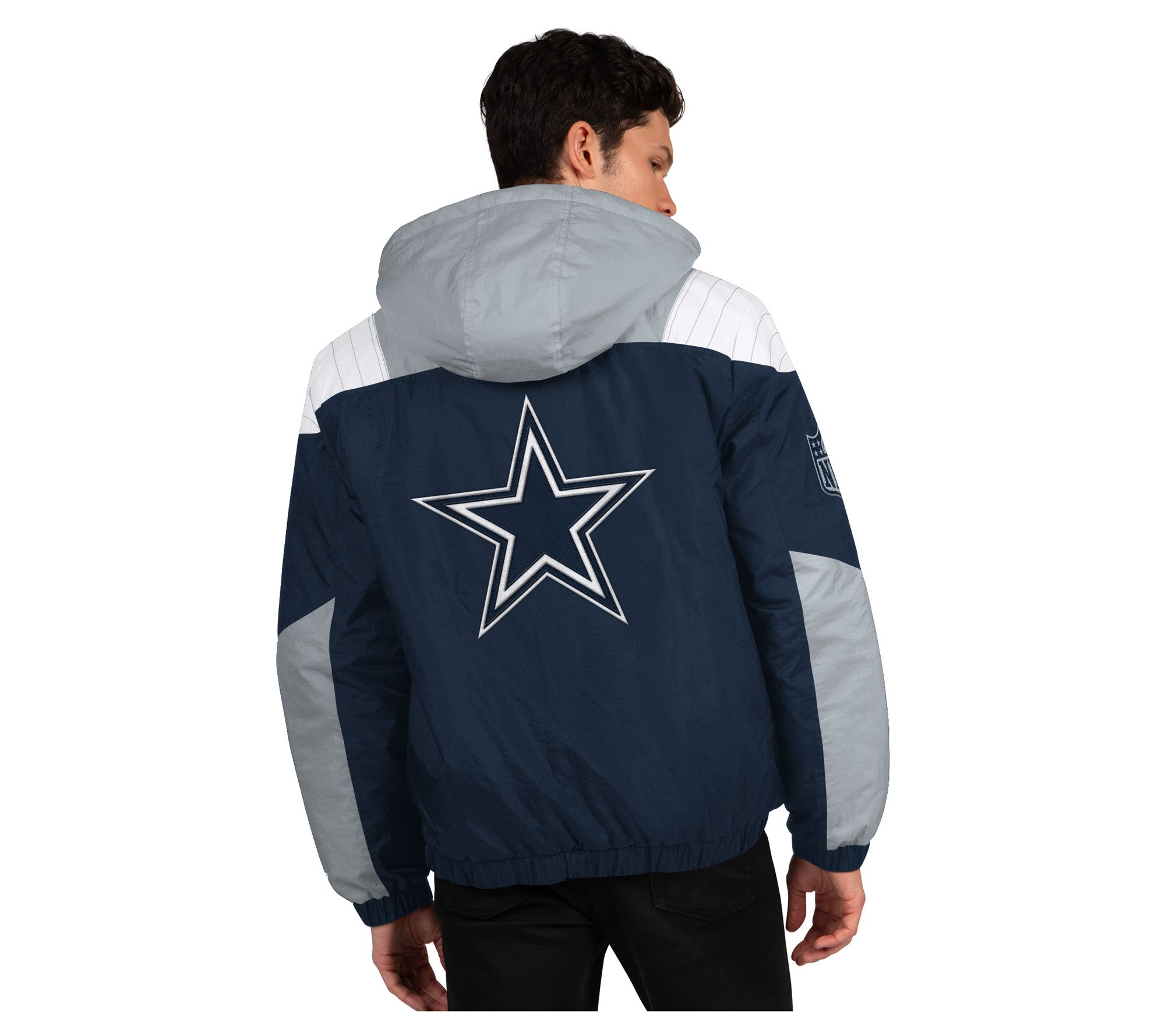 NFL Officially Licensed Dallas Starter Crinkle Breakaway Pullover