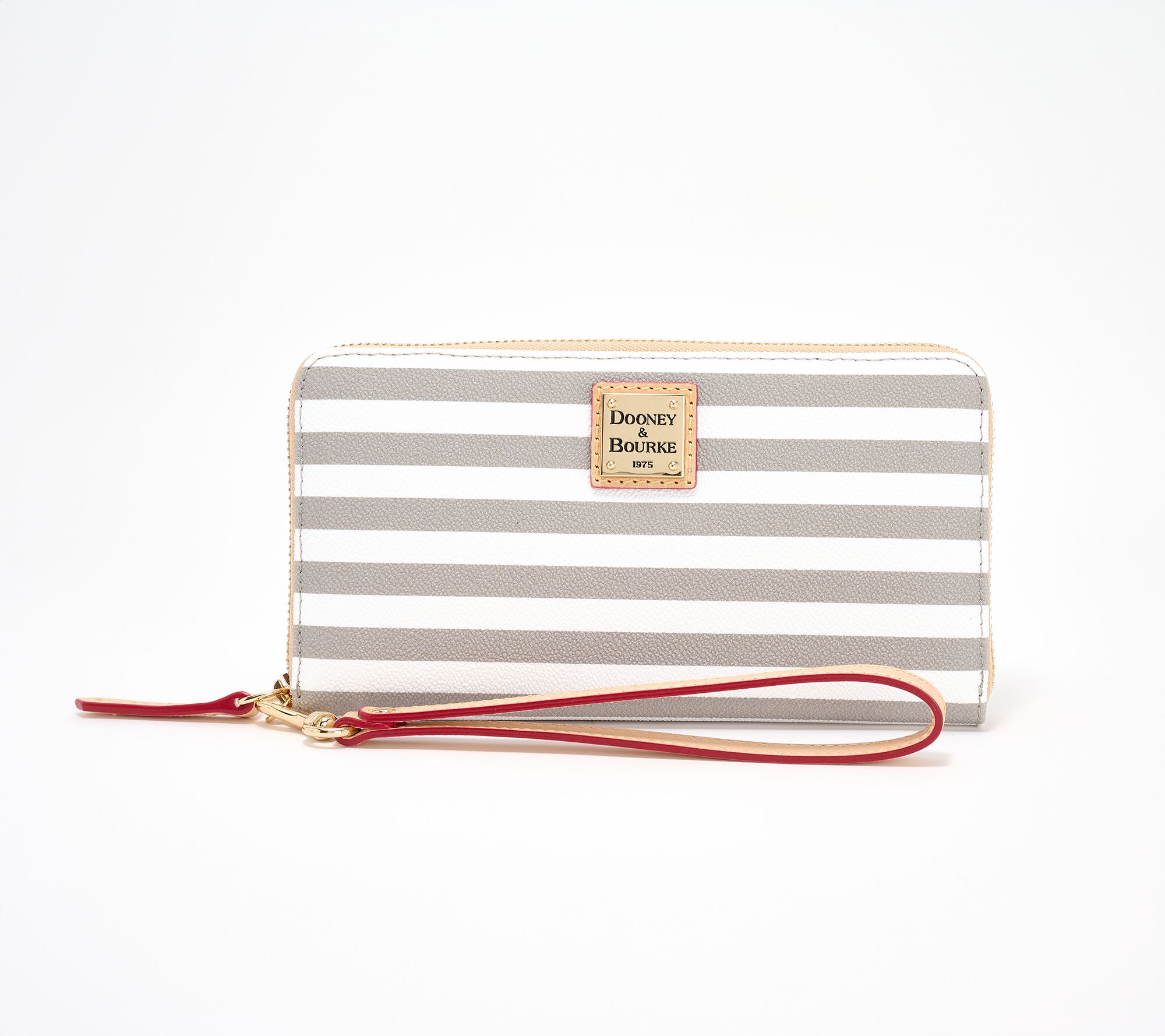 Dooney & Bourke Coated Cotton Skipper Large Zip Around Wristlet