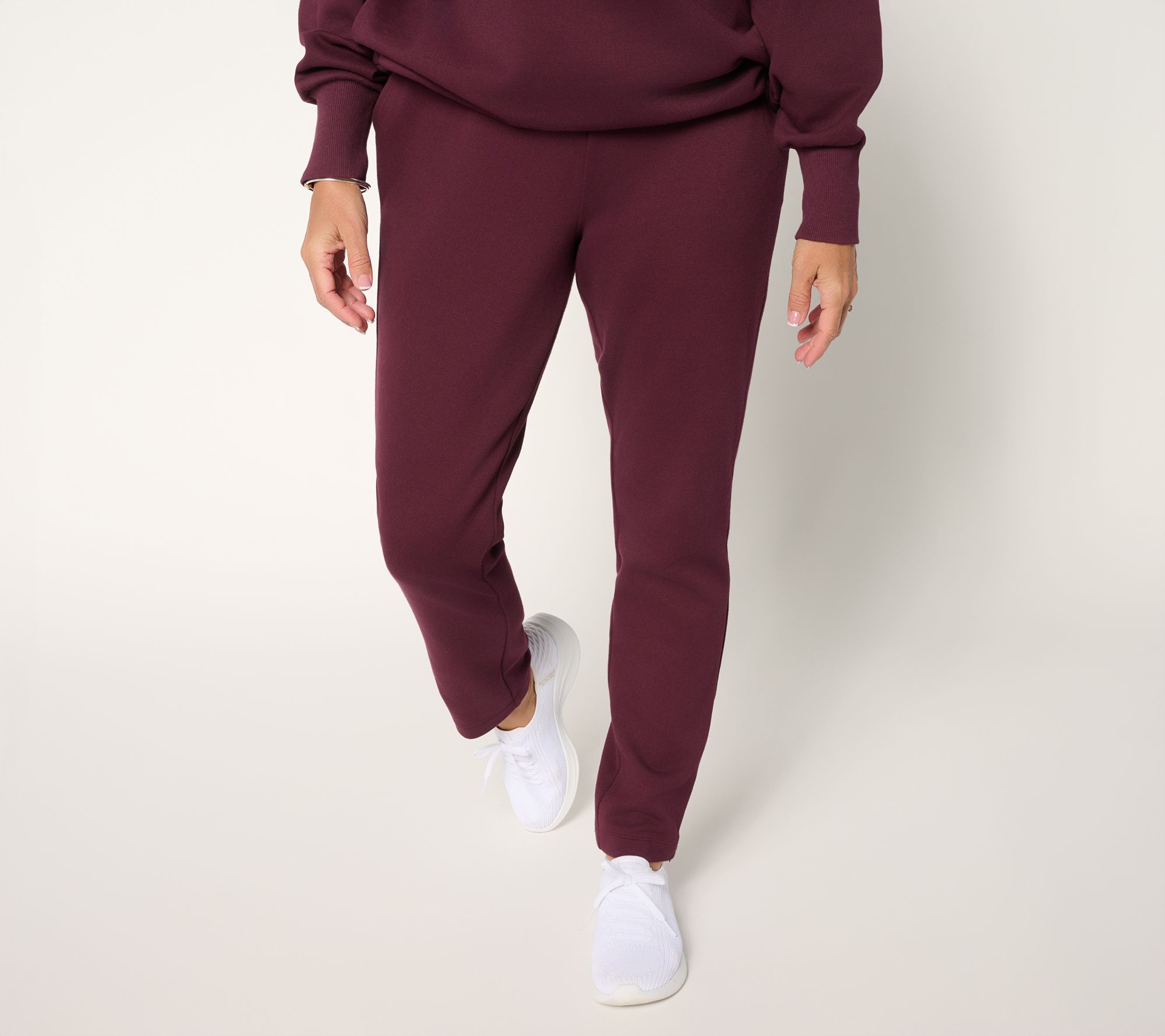 Martha Stewart Signature Regular Texture Knit Ankle Pants