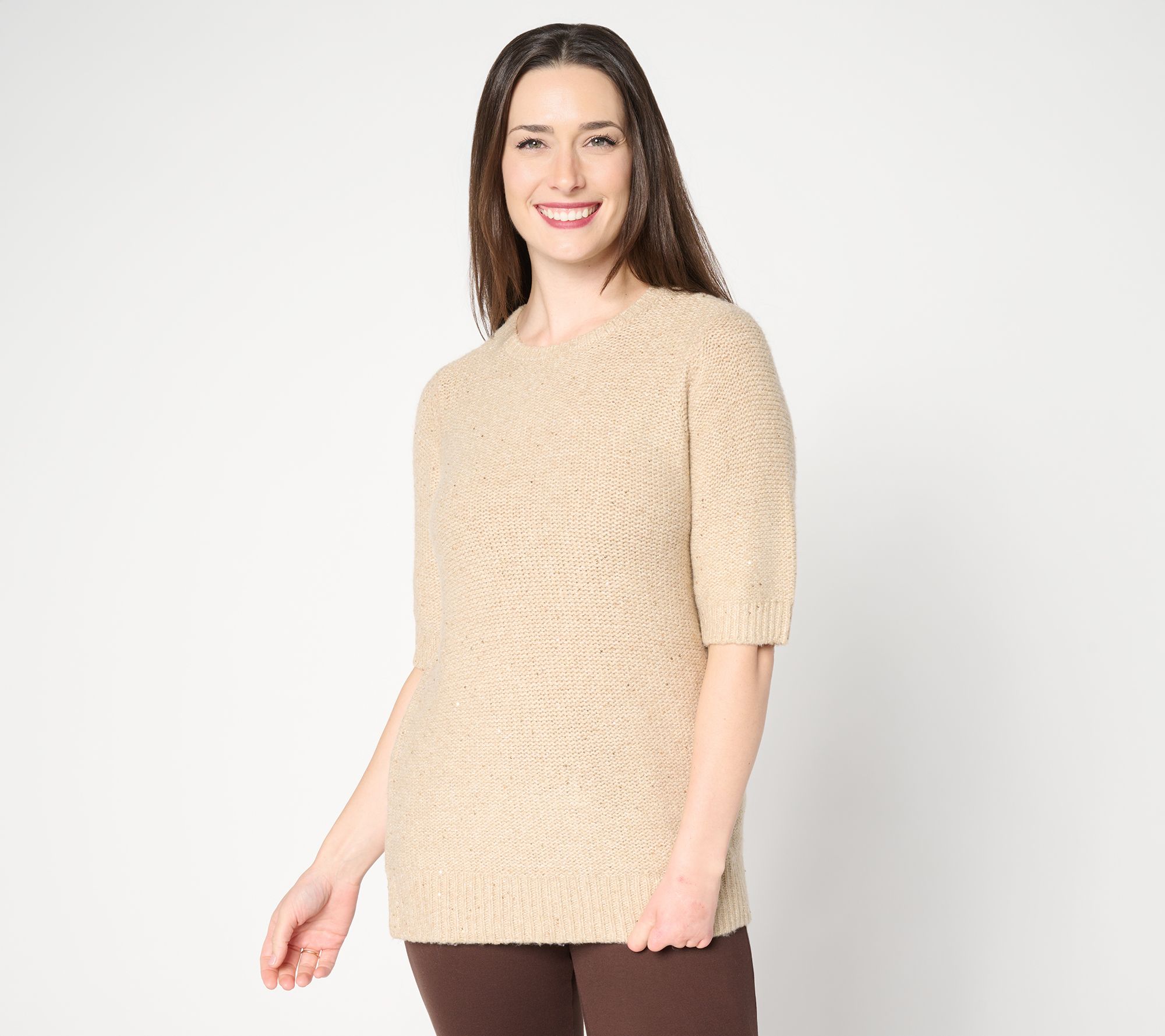 Jingle Belles by Kim Gravel Sugarplum Sparkle Sweater Shell