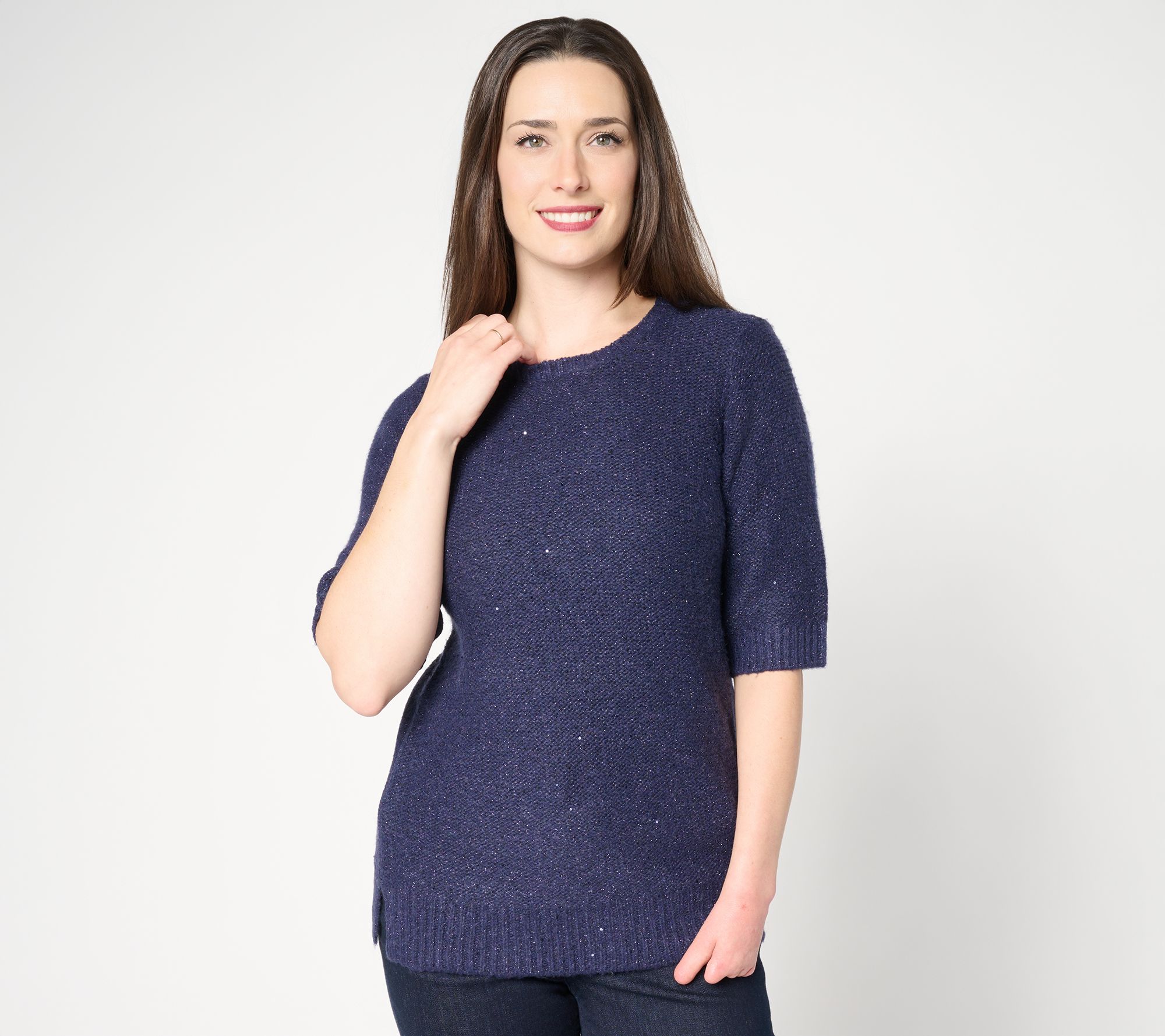 Jingle Belles by Kim Gravel Sugarplum Sparkle Sweater Shell