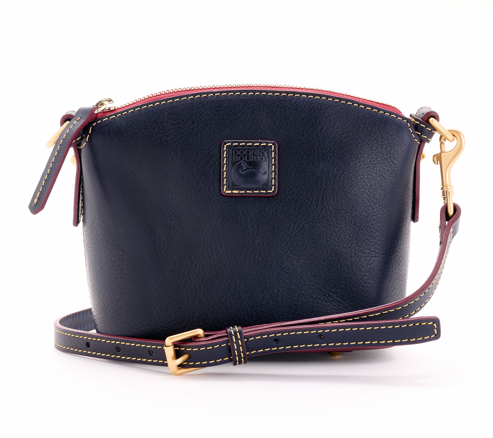 "As Is" Dooney & Bourke Florentine Leather Mini Domed Crossbody