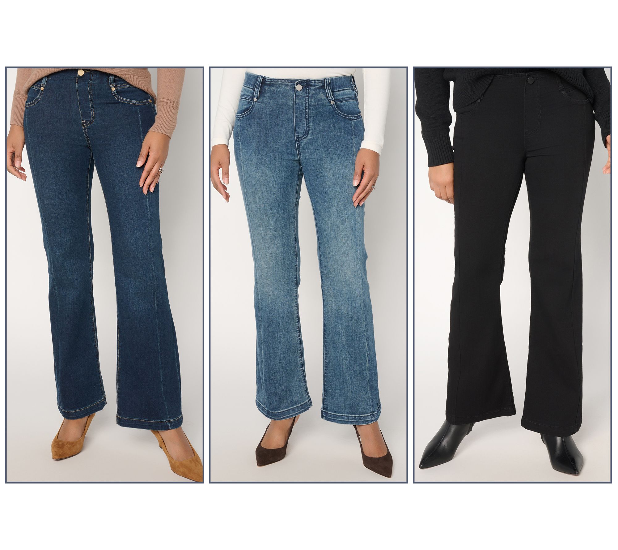 Liverpool Los Angeles Gia Glider Pull-On Seamed Bootcut Jeans