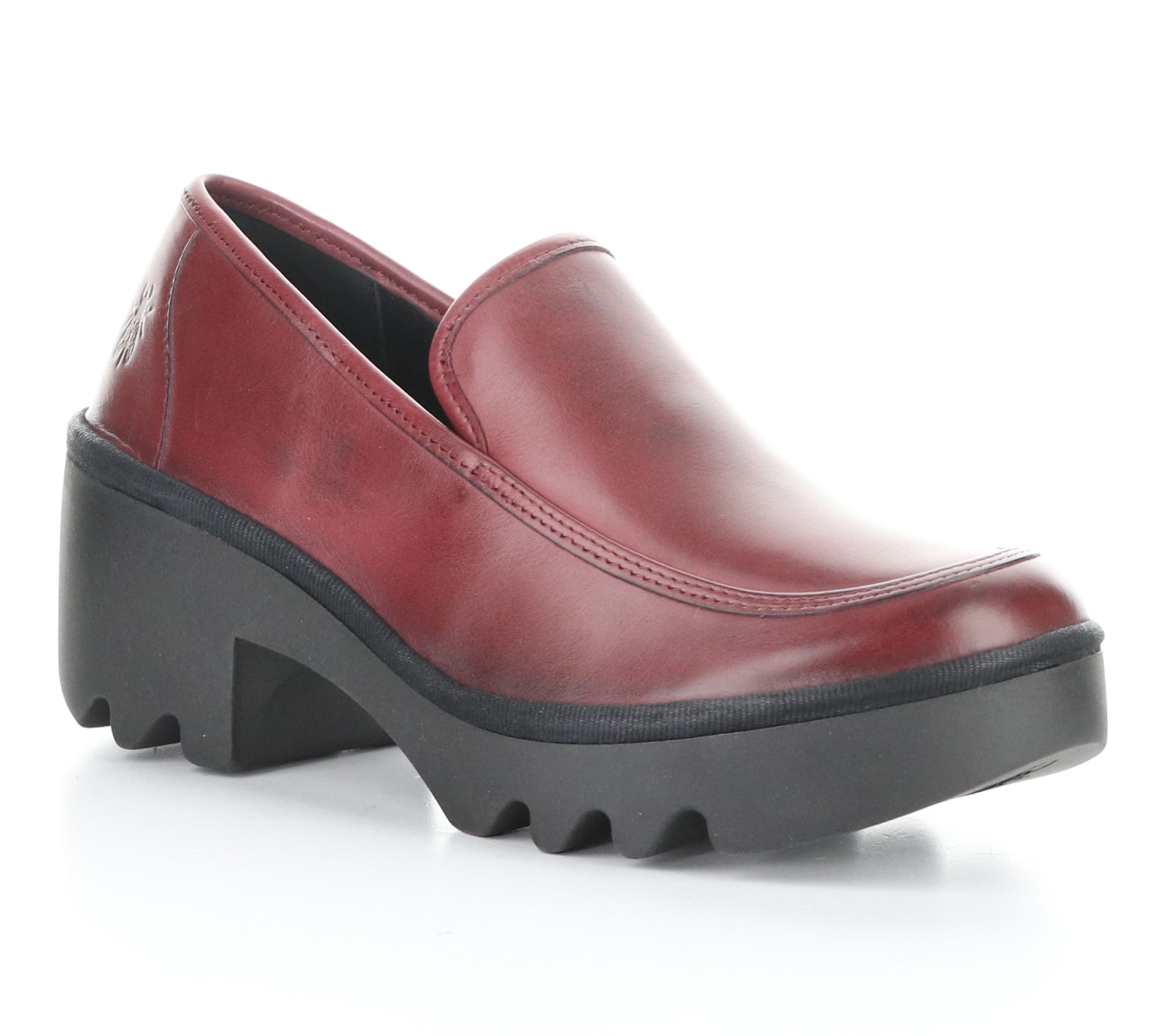 Fly London Burn Platform Leather Loafer