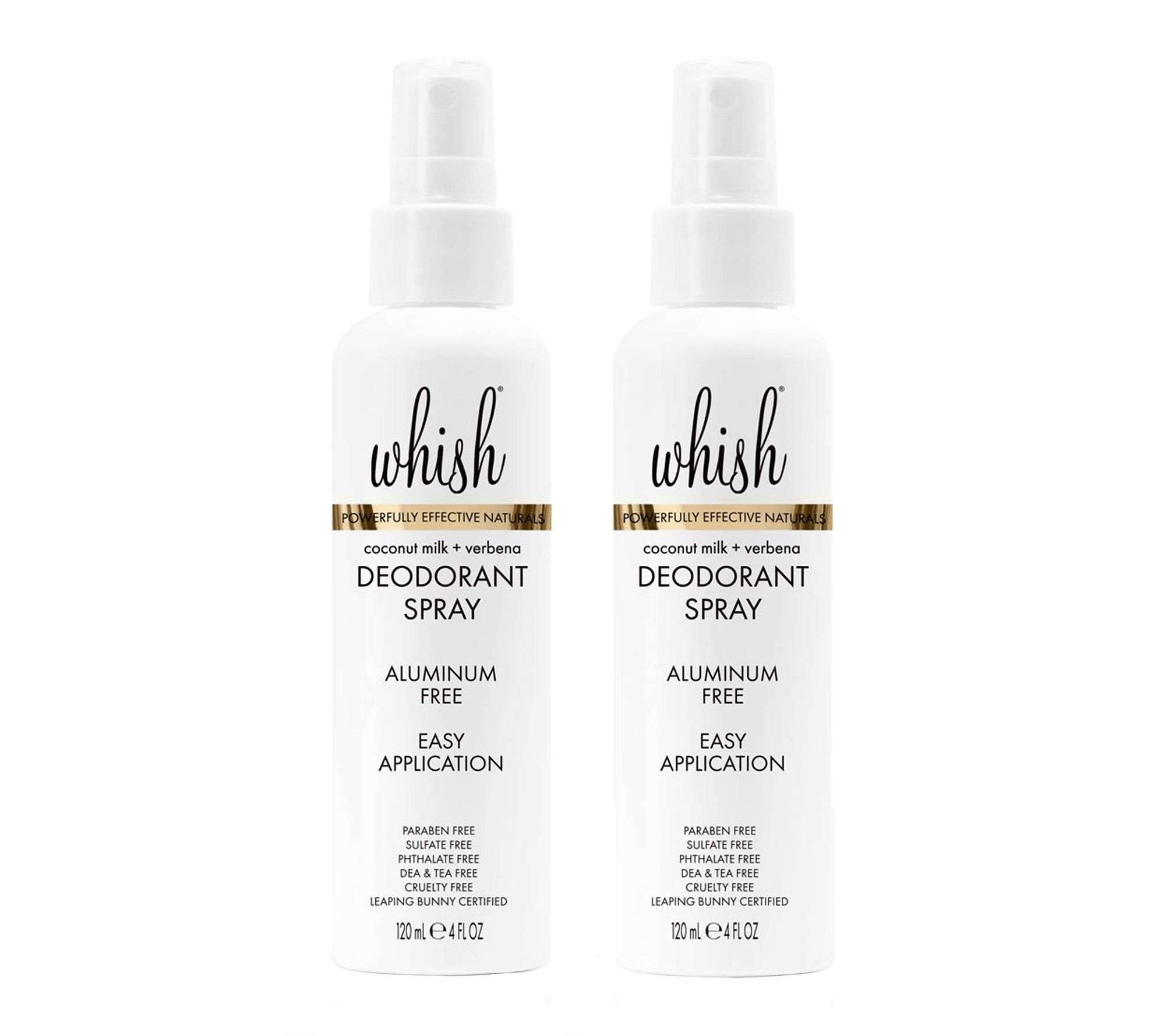  Whish Refreshing Deodorant 4oz Duo Spray