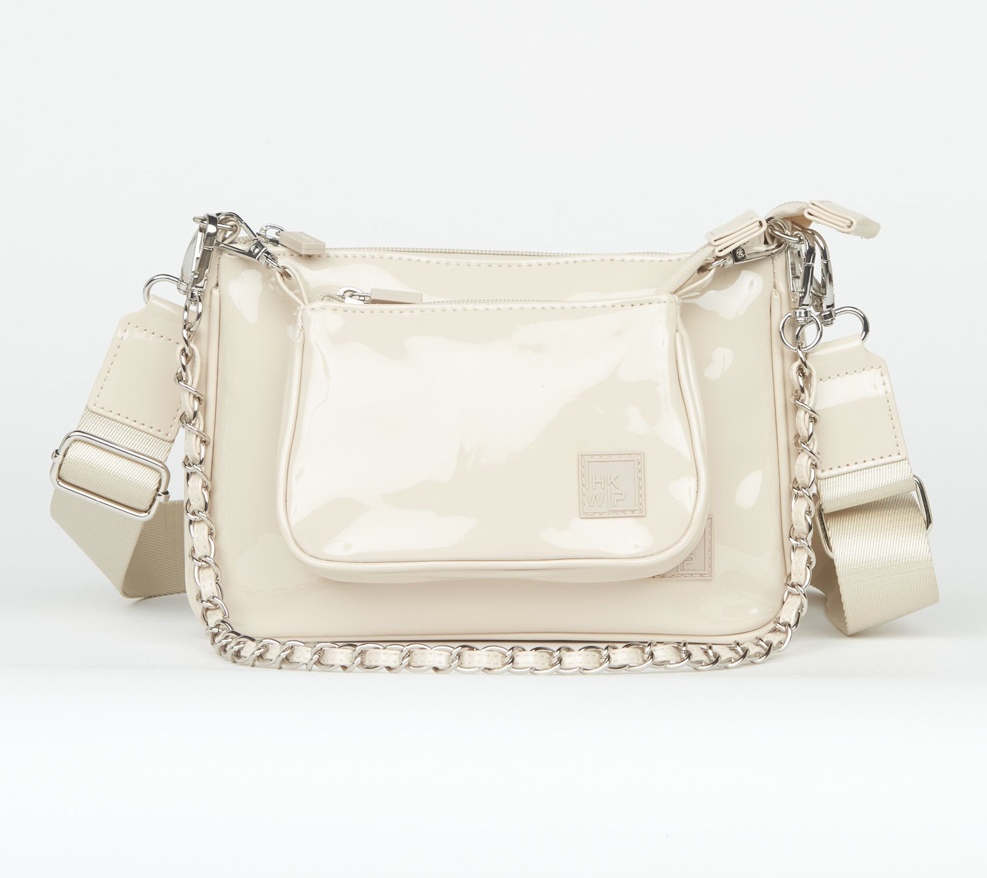 IHKWIP The Duo Pouch Crossbody with Chain Strap