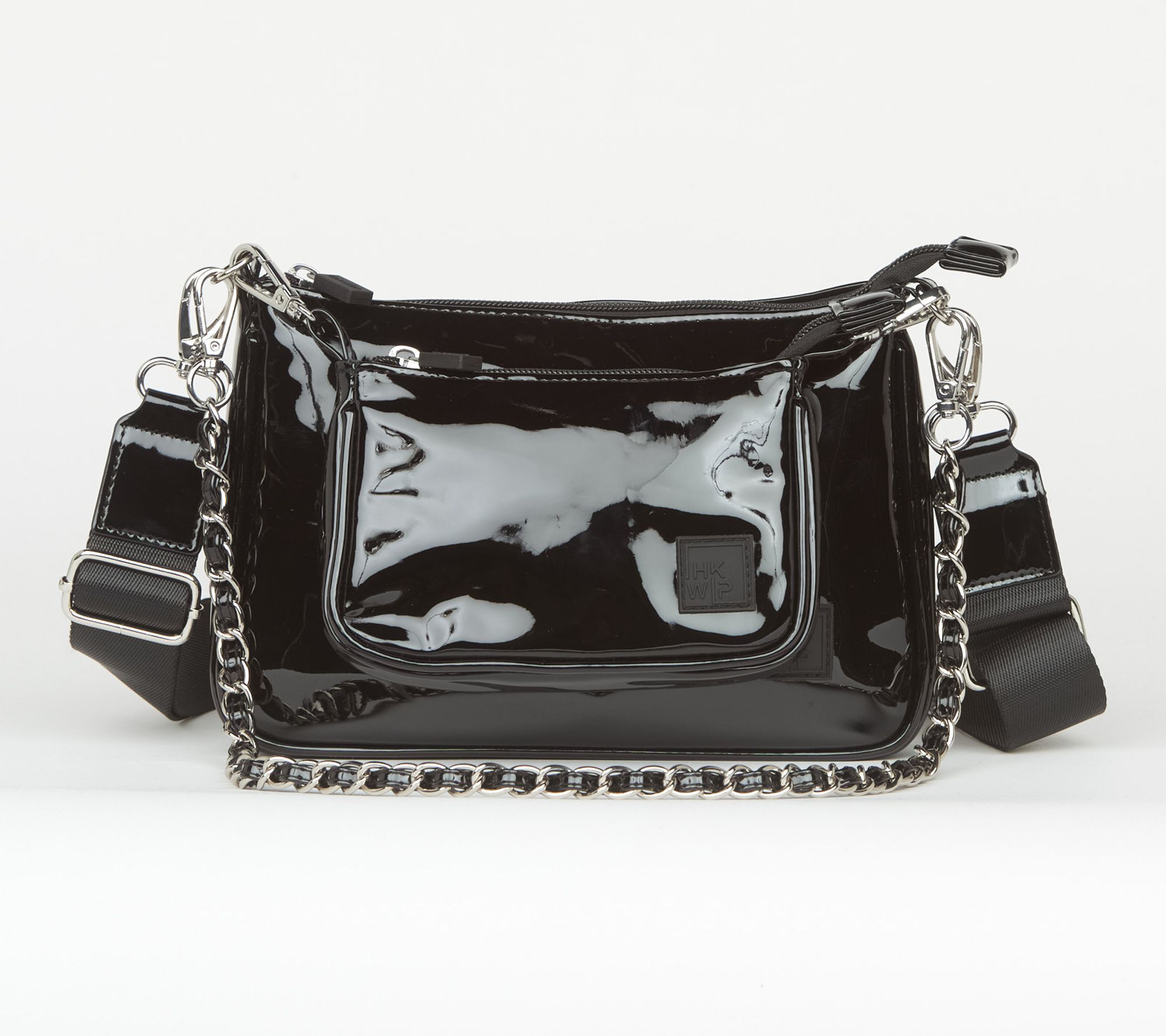IHKWIP The Duo Pouch Crossbody with Chain Strap