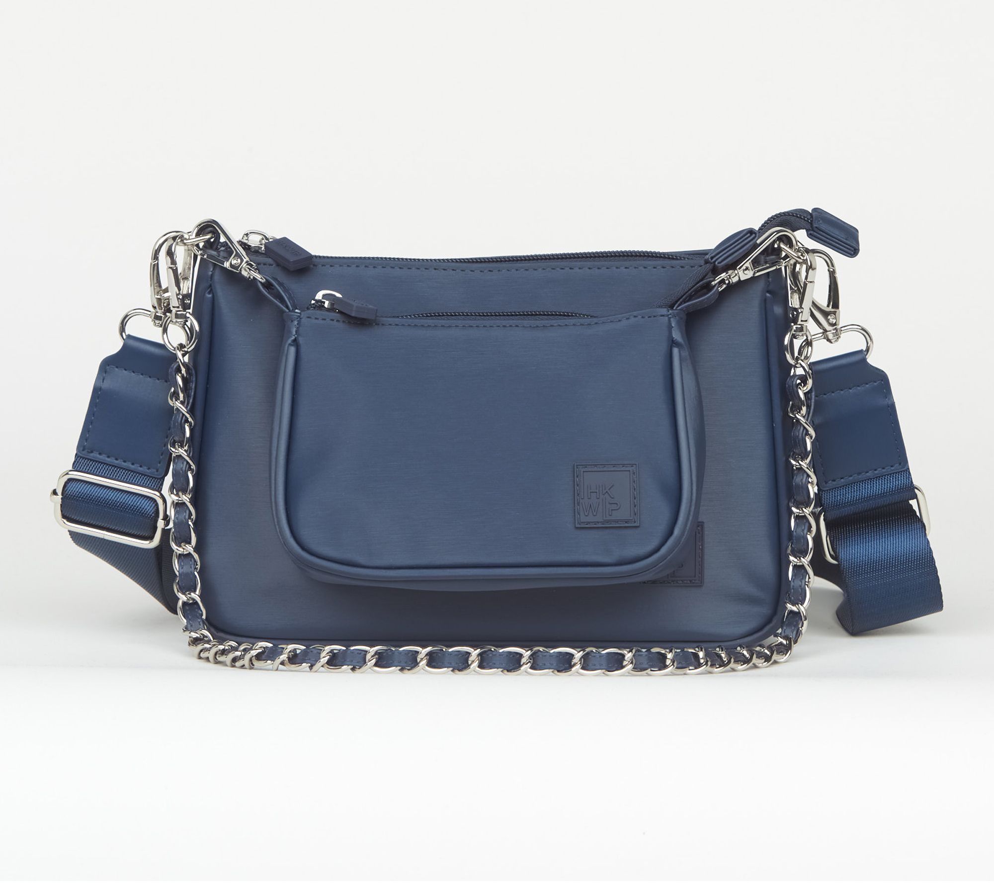 IHKWIP The Duo Pouch Crossbody with Chain Strap