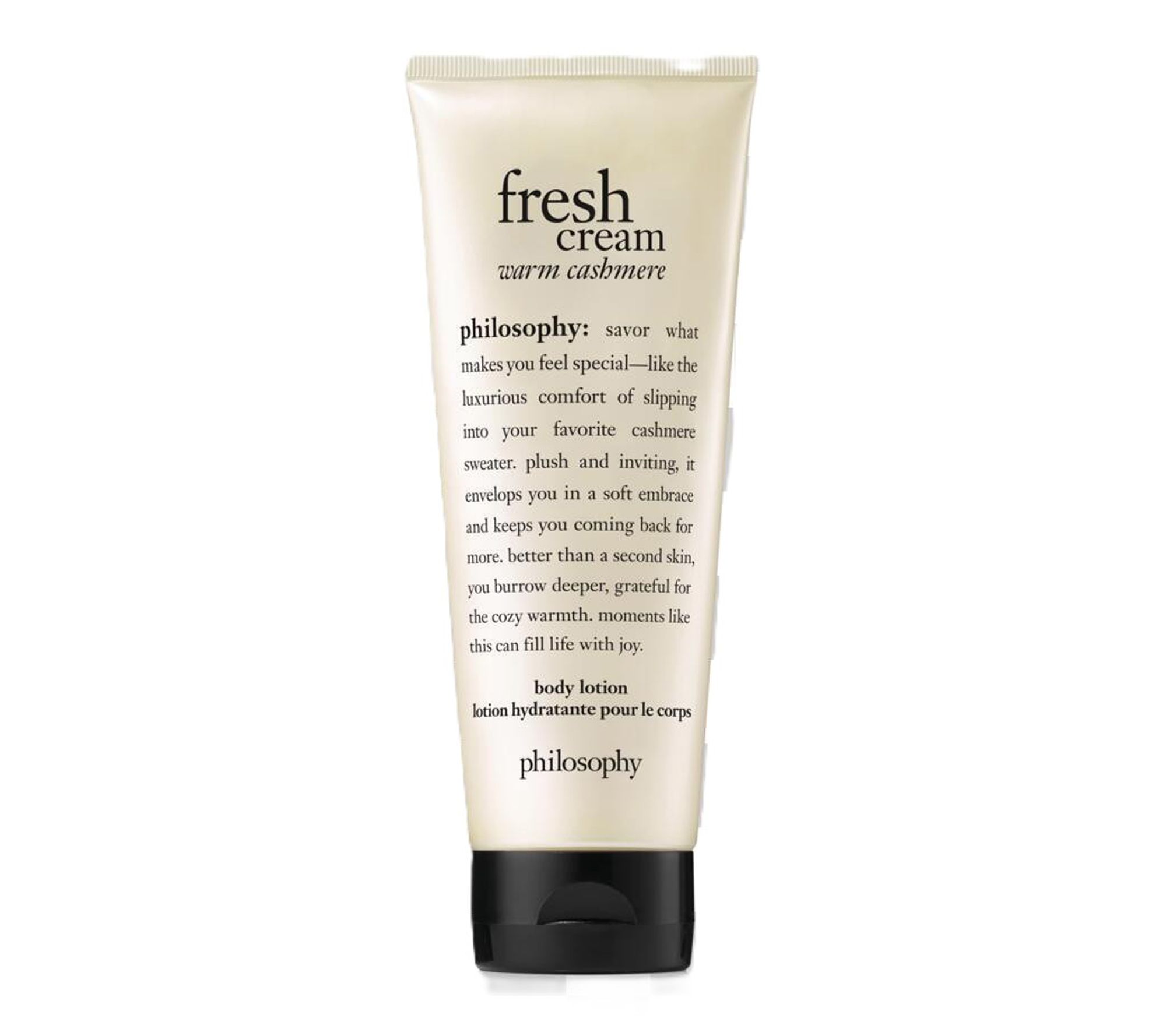 philosophy 7oz fresh cream warm cashmere body lotion