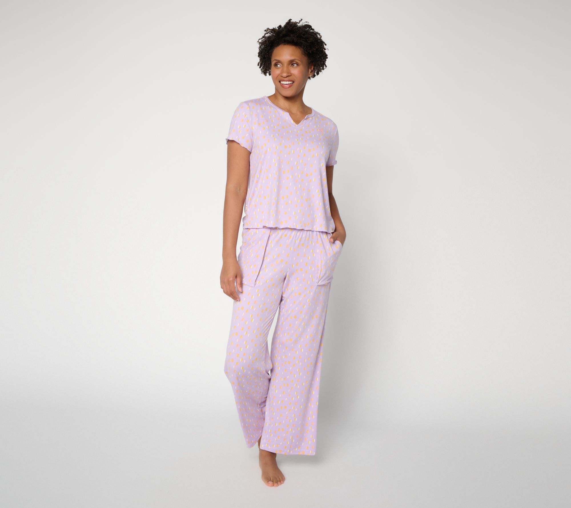 "As Is" Ocean Pacific Short Sleeve and Pant Lounge Set