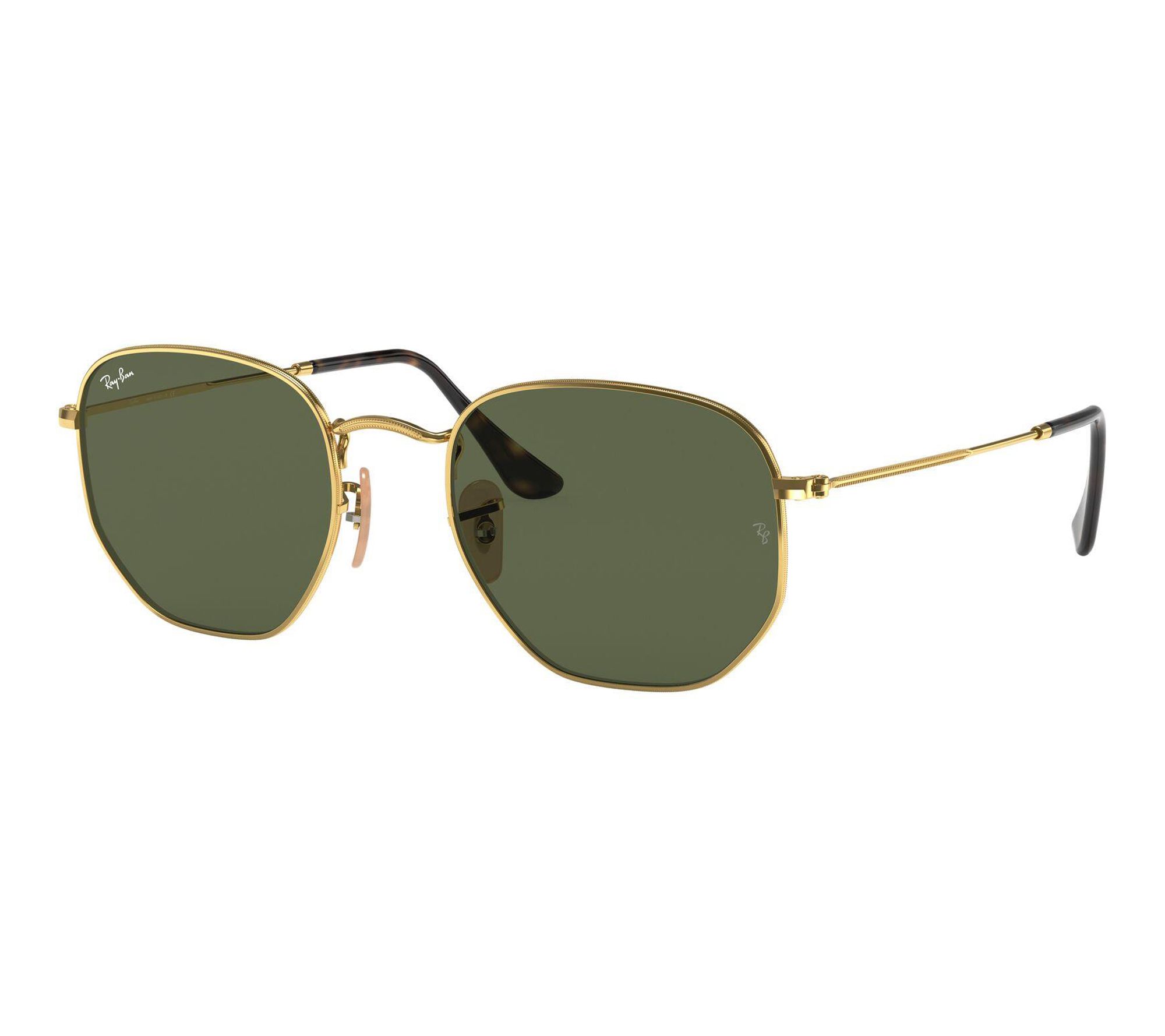 Ray-Ban Hexagonal Flat Lenses Sunglasses-PolishedArista-51mm
