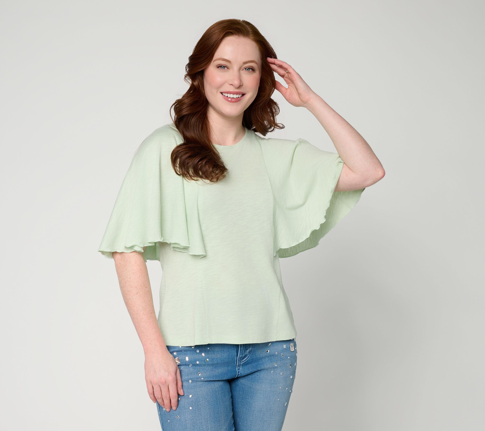 "As Is" RM Studio x Rebecca Minkoff Cotton Modal Knit Top