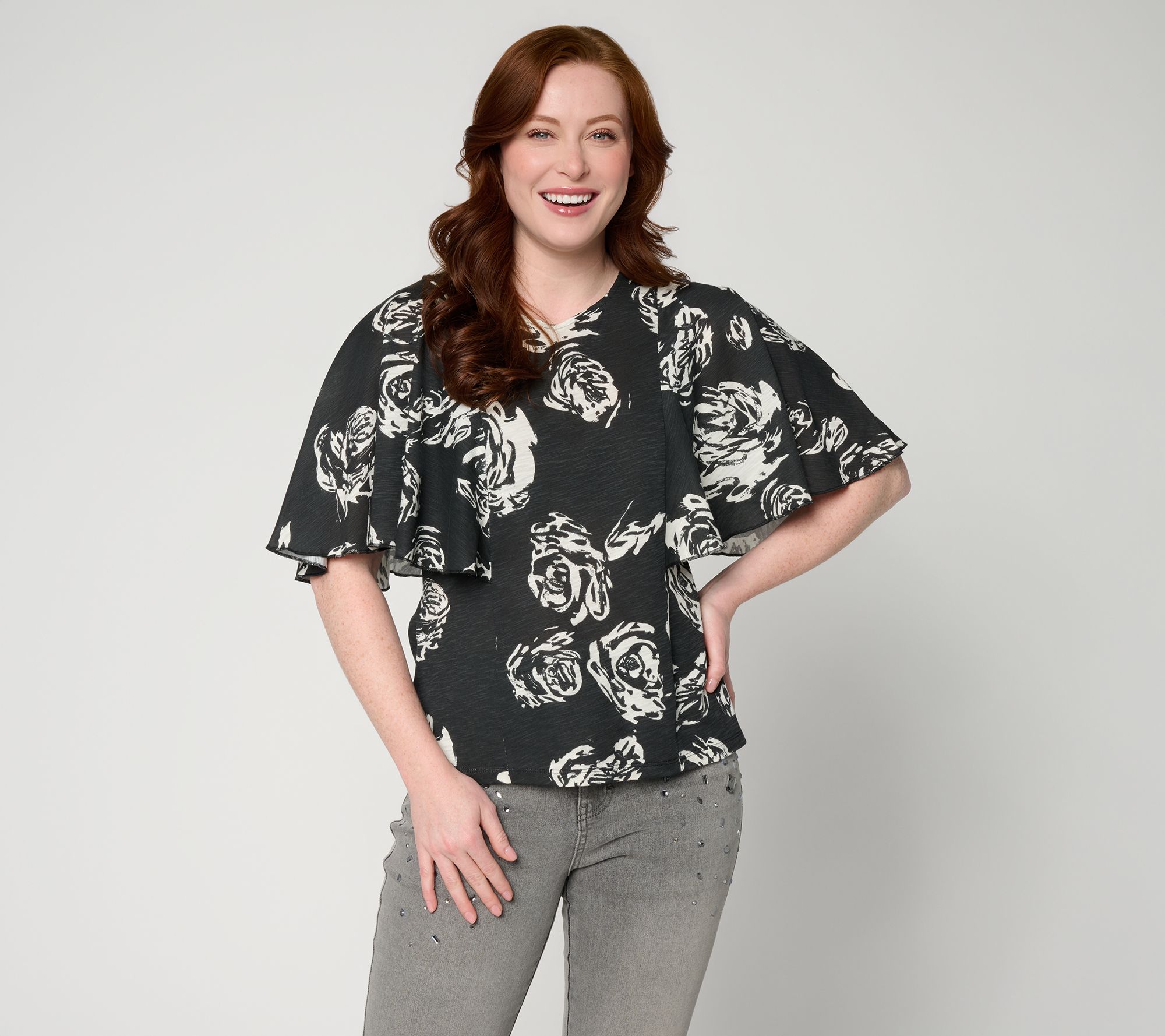 "As Is" RM Studio x Rebecca Minkoff Cotton Modal Knit Top