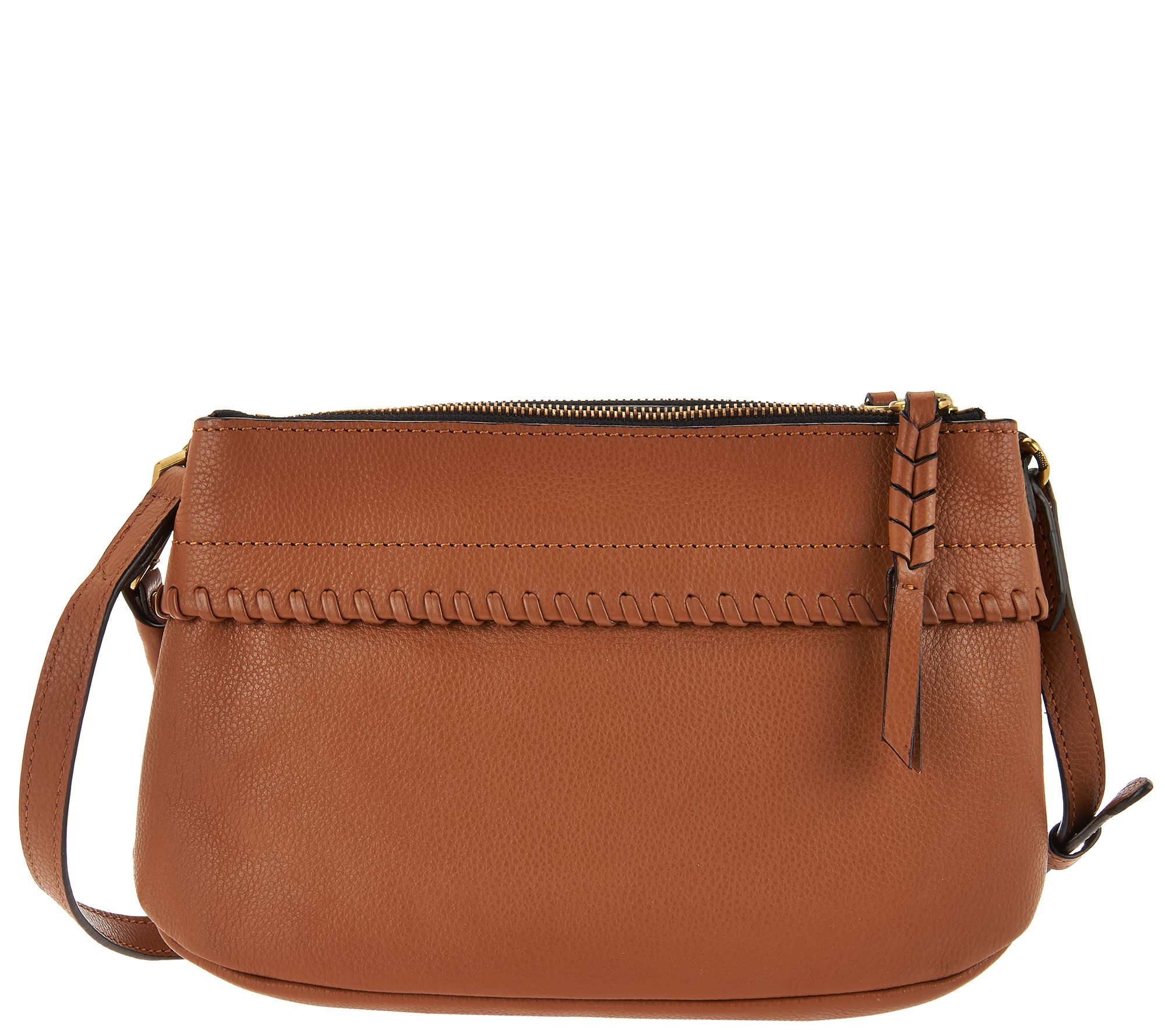 orYANY Pebble Leather Crossbody- Marcia - QVC.com