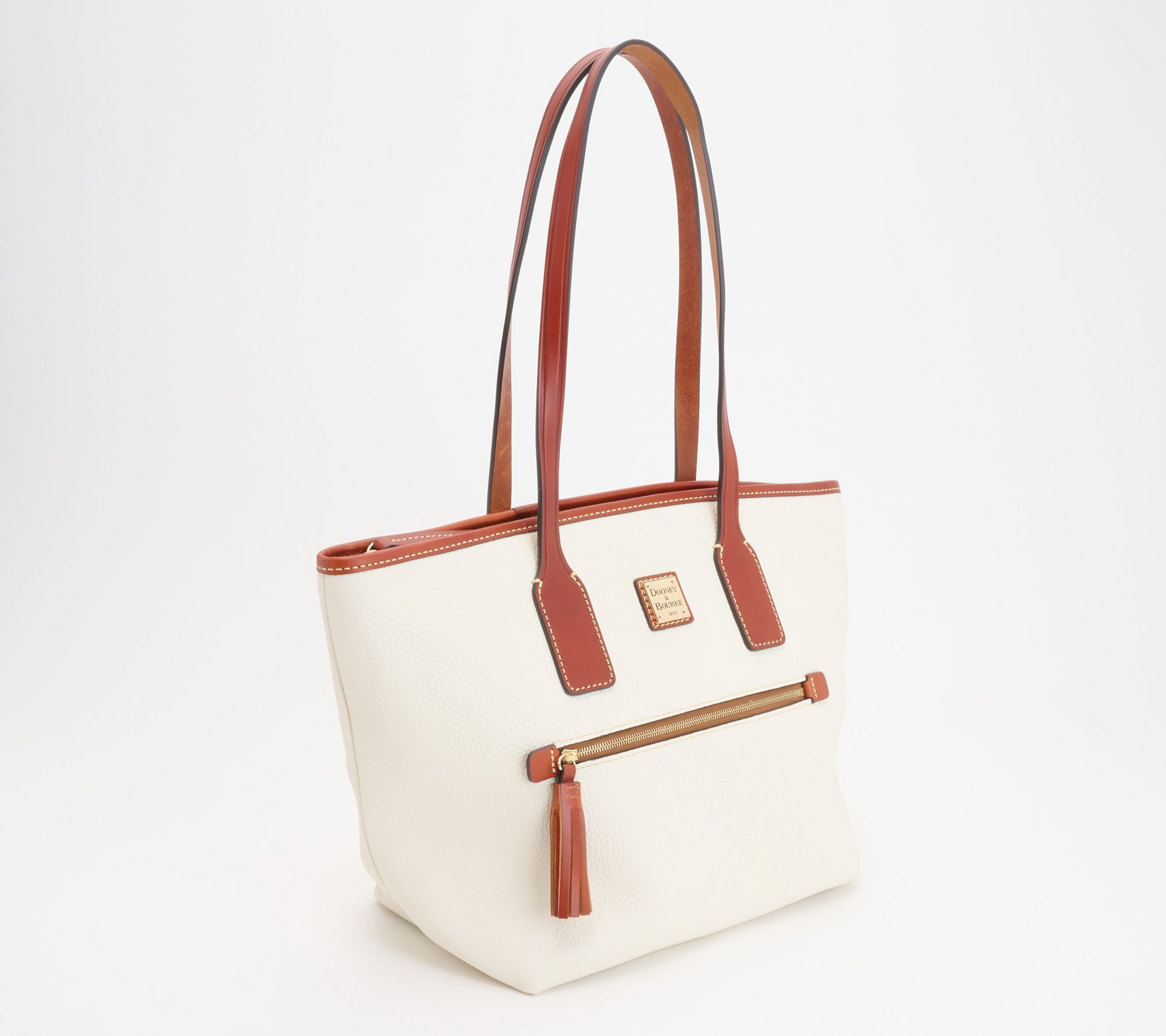 Dooney & Bourke Emerson Leather Small Tote Handbag- Shannon on QVC