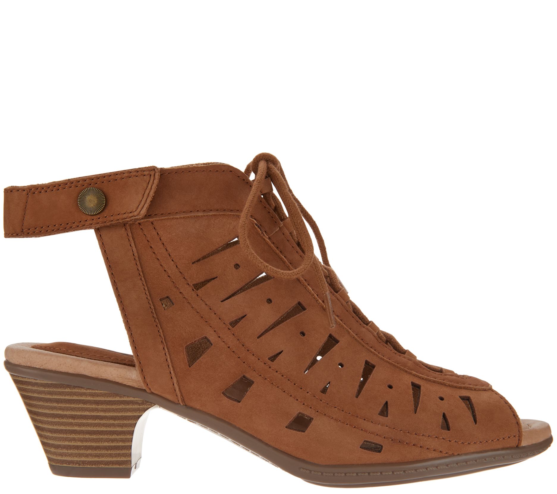 earth lace up sandals