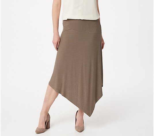 Lisa Rinna Collection Asymmetric Hem Skirt