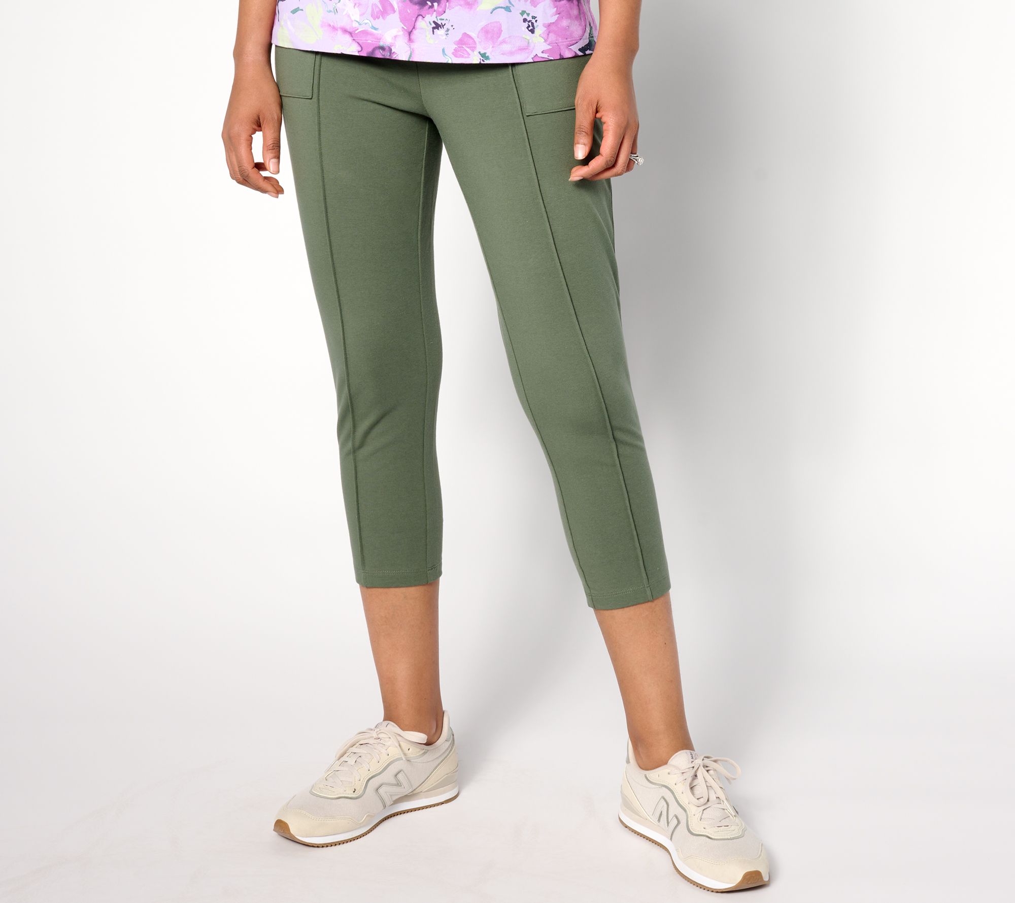 Denim & Co. Active Duo-Stretch Leggings with Back Seam on QVC