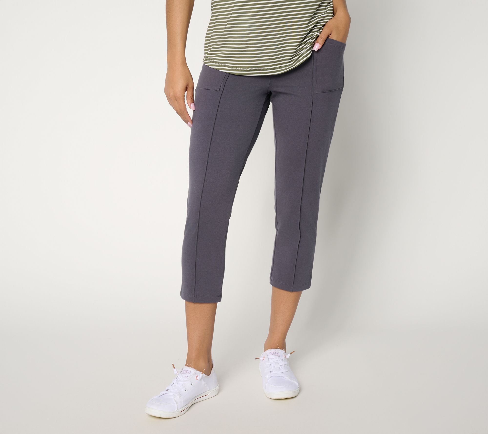 Denim & Co. Active Duo Stretch Capris