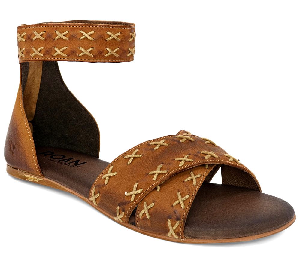 roan leather sandals