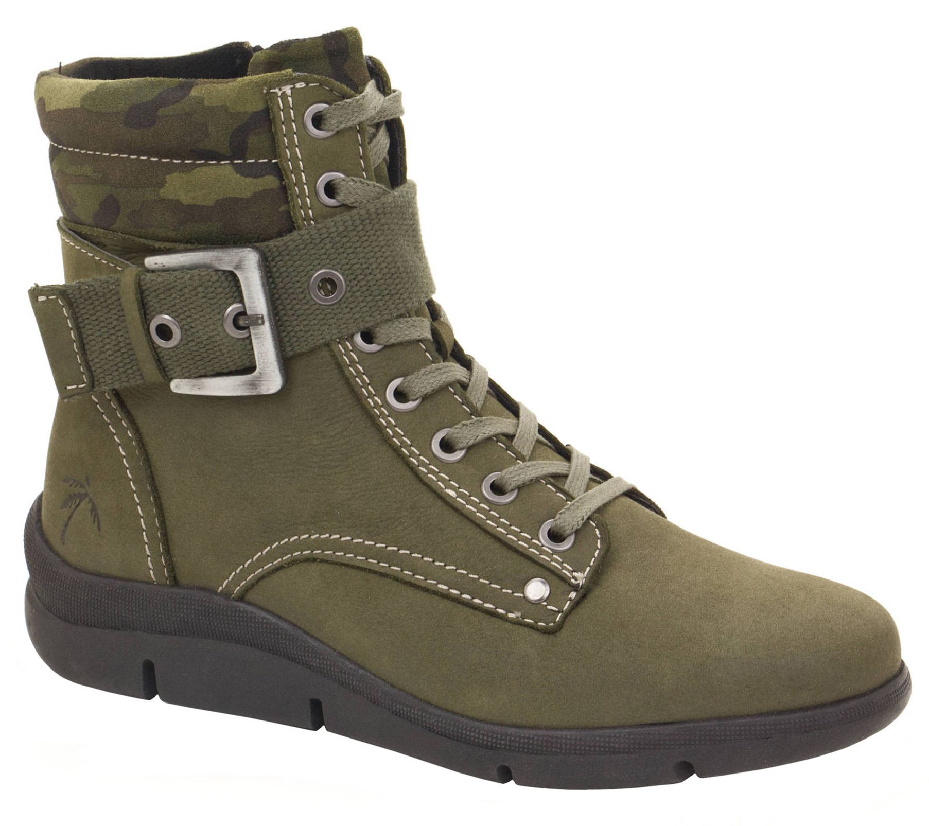 Dromedaris Side-Zip Leather Short Boots - Verity