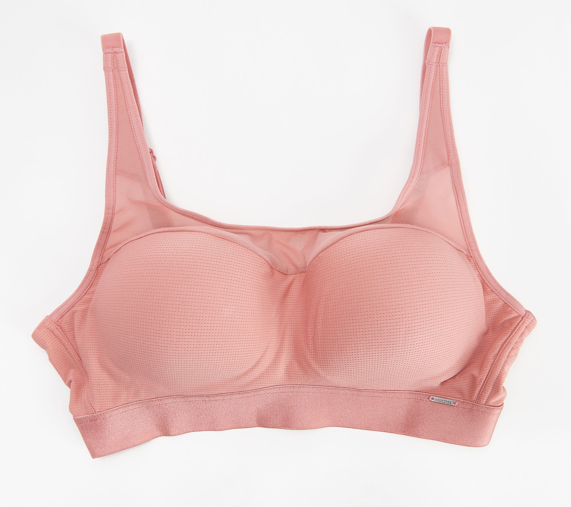 Breezies, Intimates & Sleepwear, Breezies Womens Bra Sz 36c Natural  Curves Wirefree Pink A45476