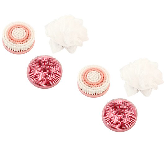 Blushly Body Cleansing Brush Replacement Heads, 6-piece