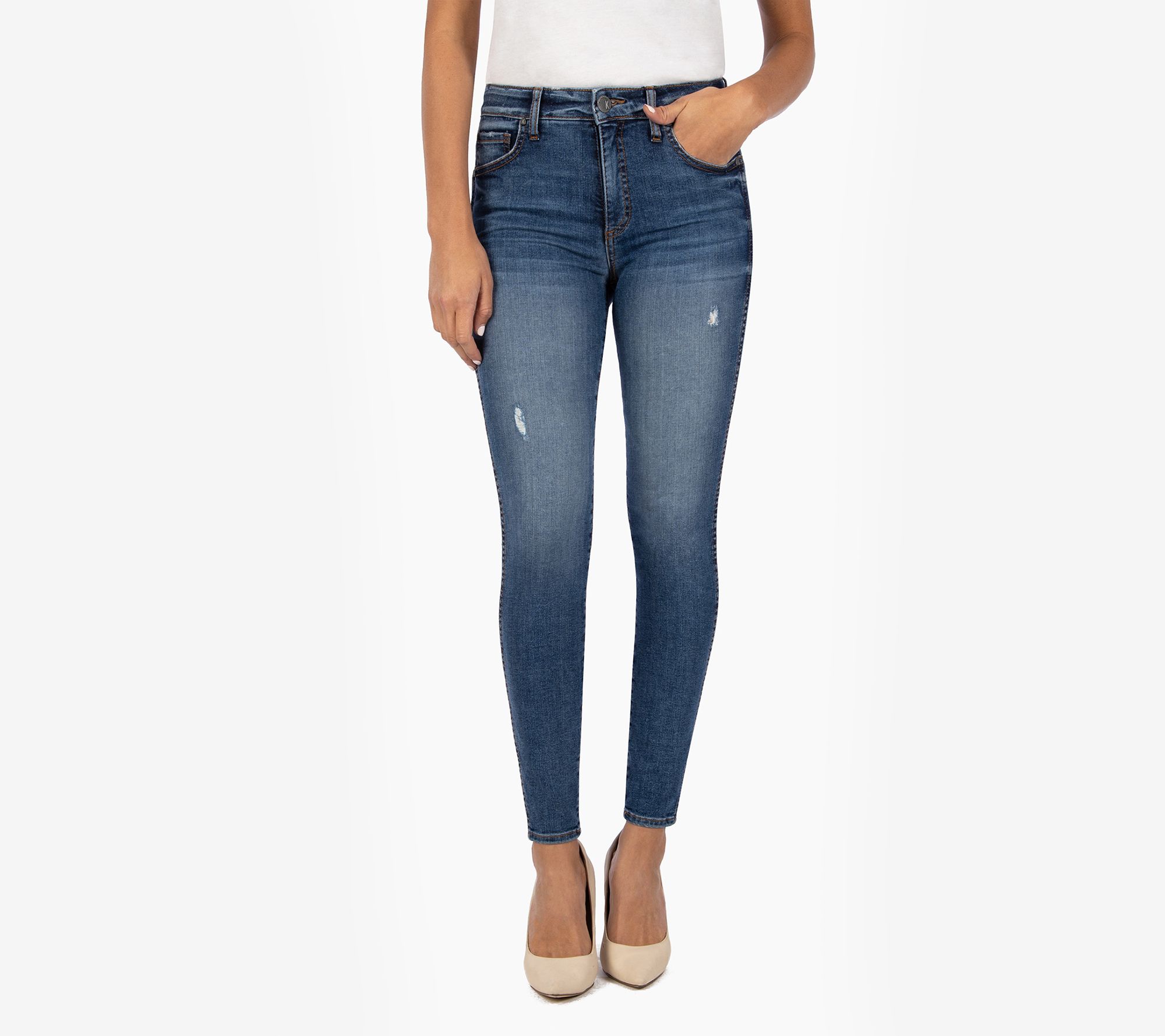 kut from the kloth mia high waist skinny jeans