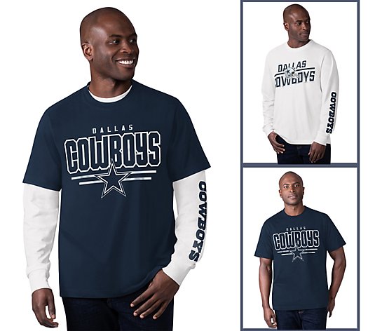 NFL Dallas Short Sleeve & Long Sleeve T-Shirt Combo