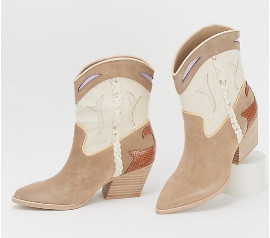 Dolce Vita Leather or Suede Cowboy Boots - Loral