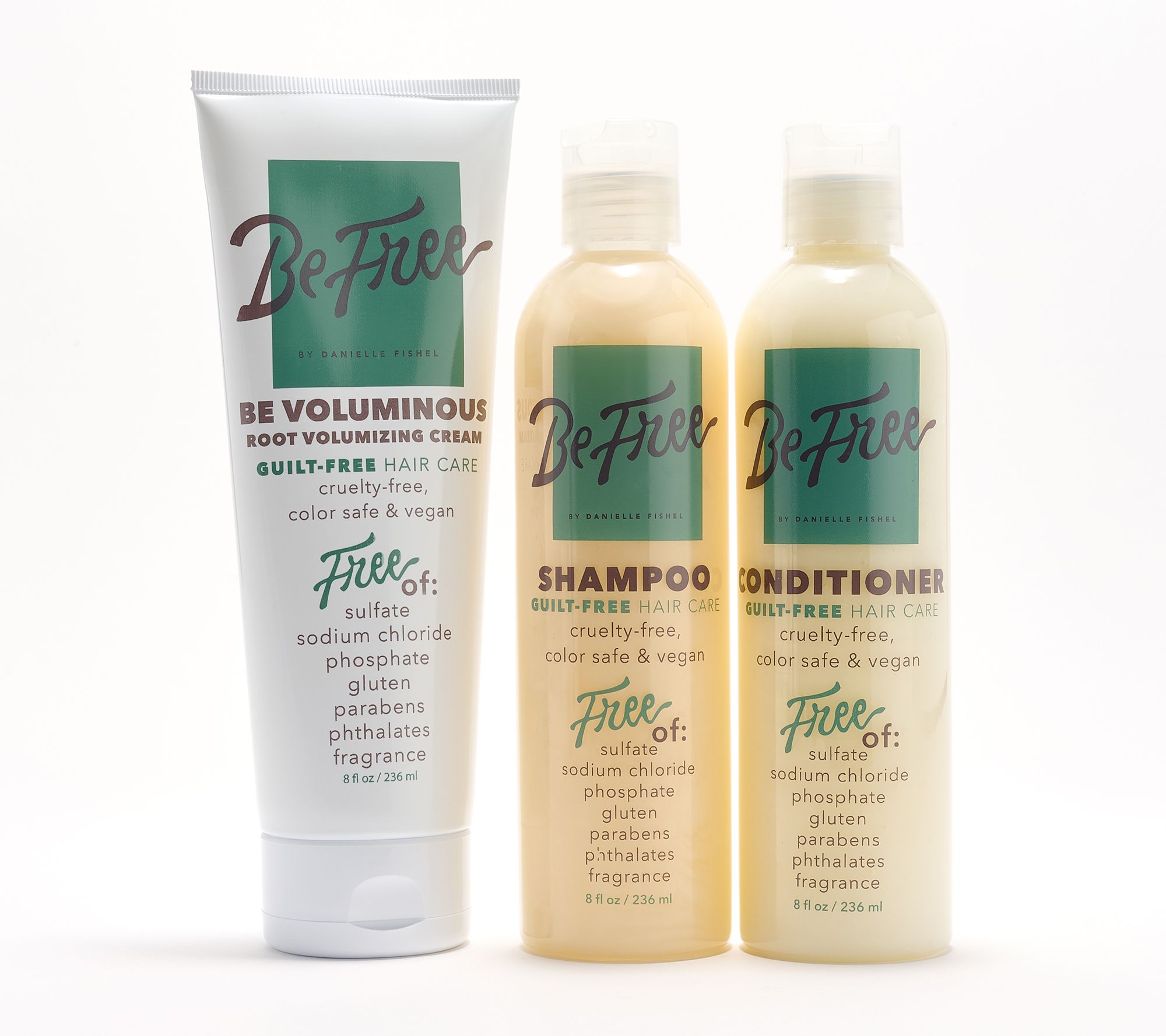 Be Shampoo Conditioner & Volumizing Cream Set - QVC.com