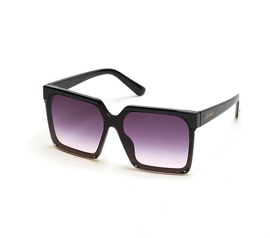 Skechers Shiny Black Shield Sunglasses