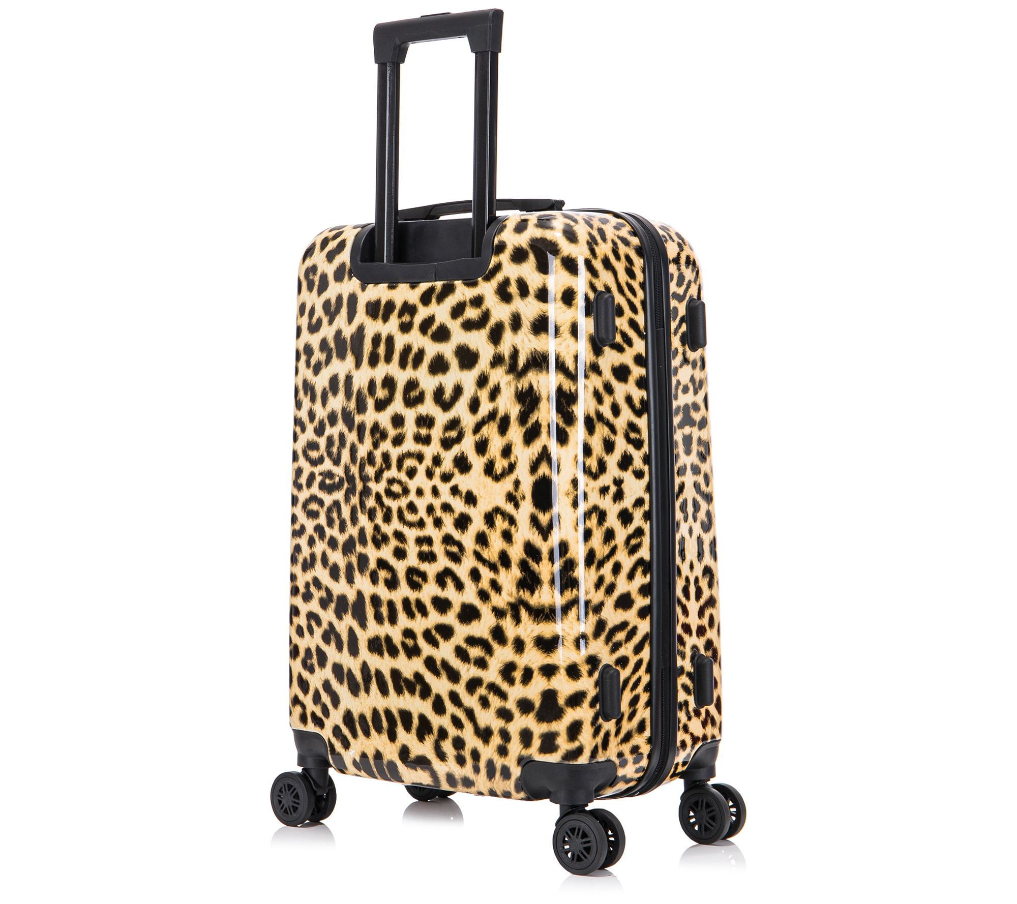 InUSA PRINTS 24" Lightweight Hardside Spinner- Cheetah