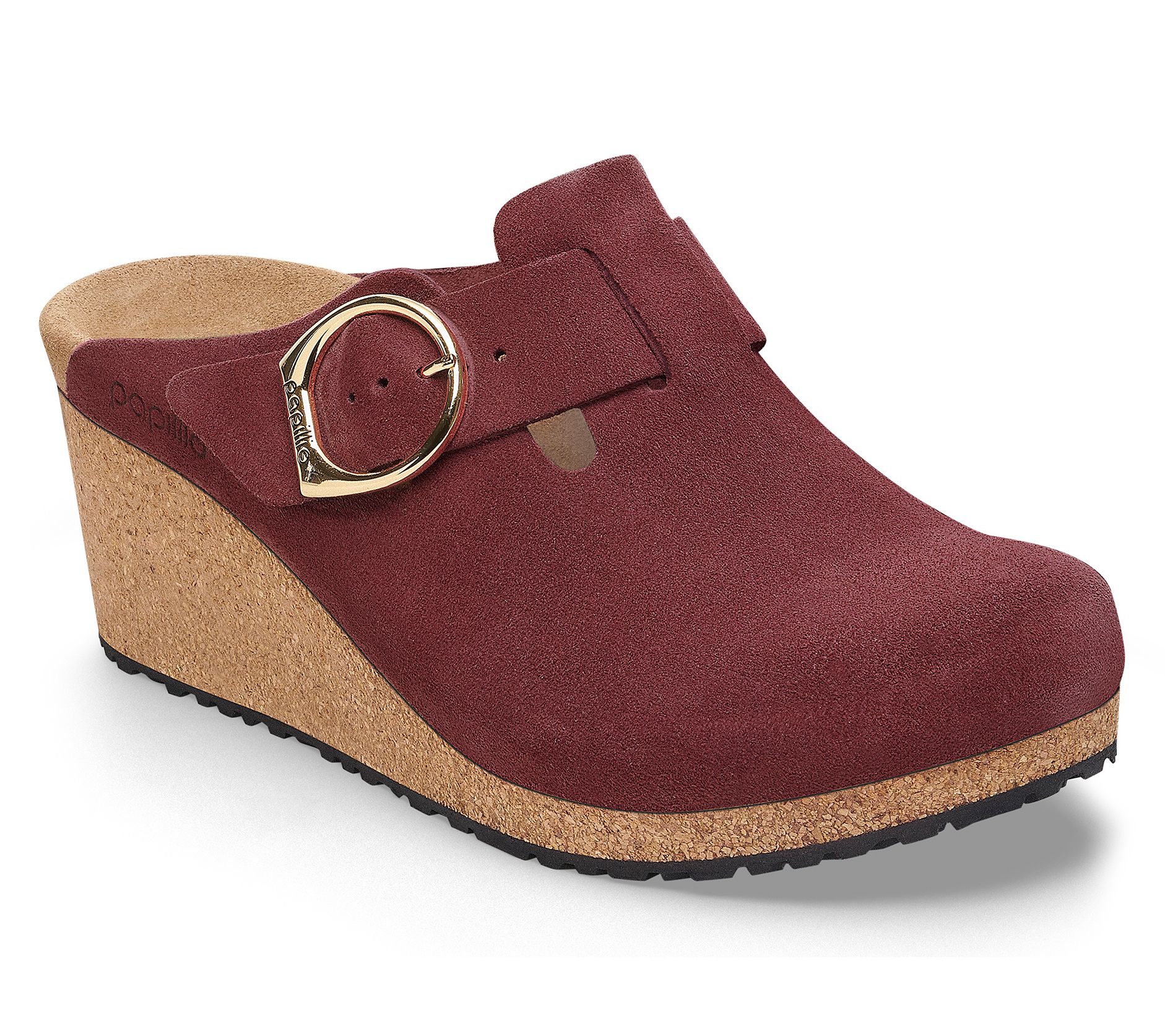 Papillio by Birkenstock Suede Wedge Mule - Fanny
