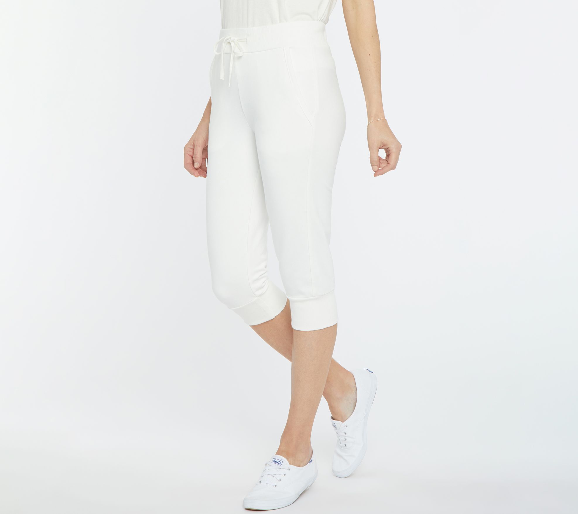 NYDJ Drawstring Jogger Capri Pants