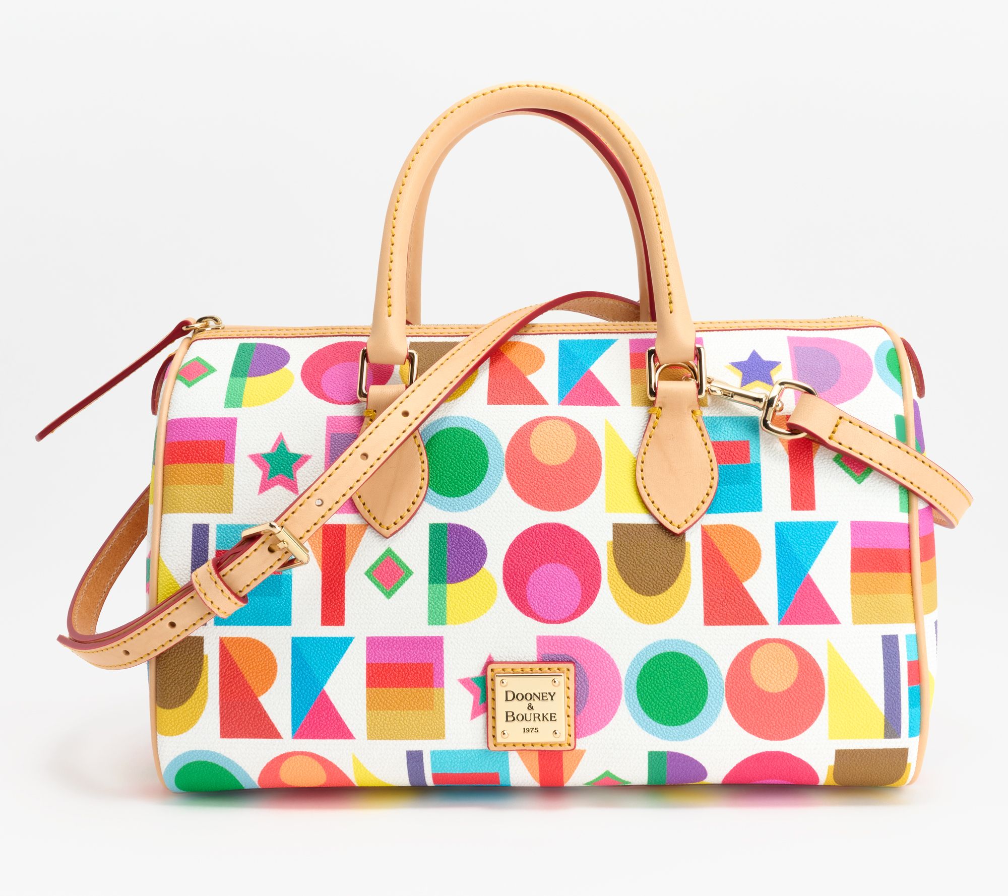 Dooney & Bourke Coated Cotton Art Deco Satchel