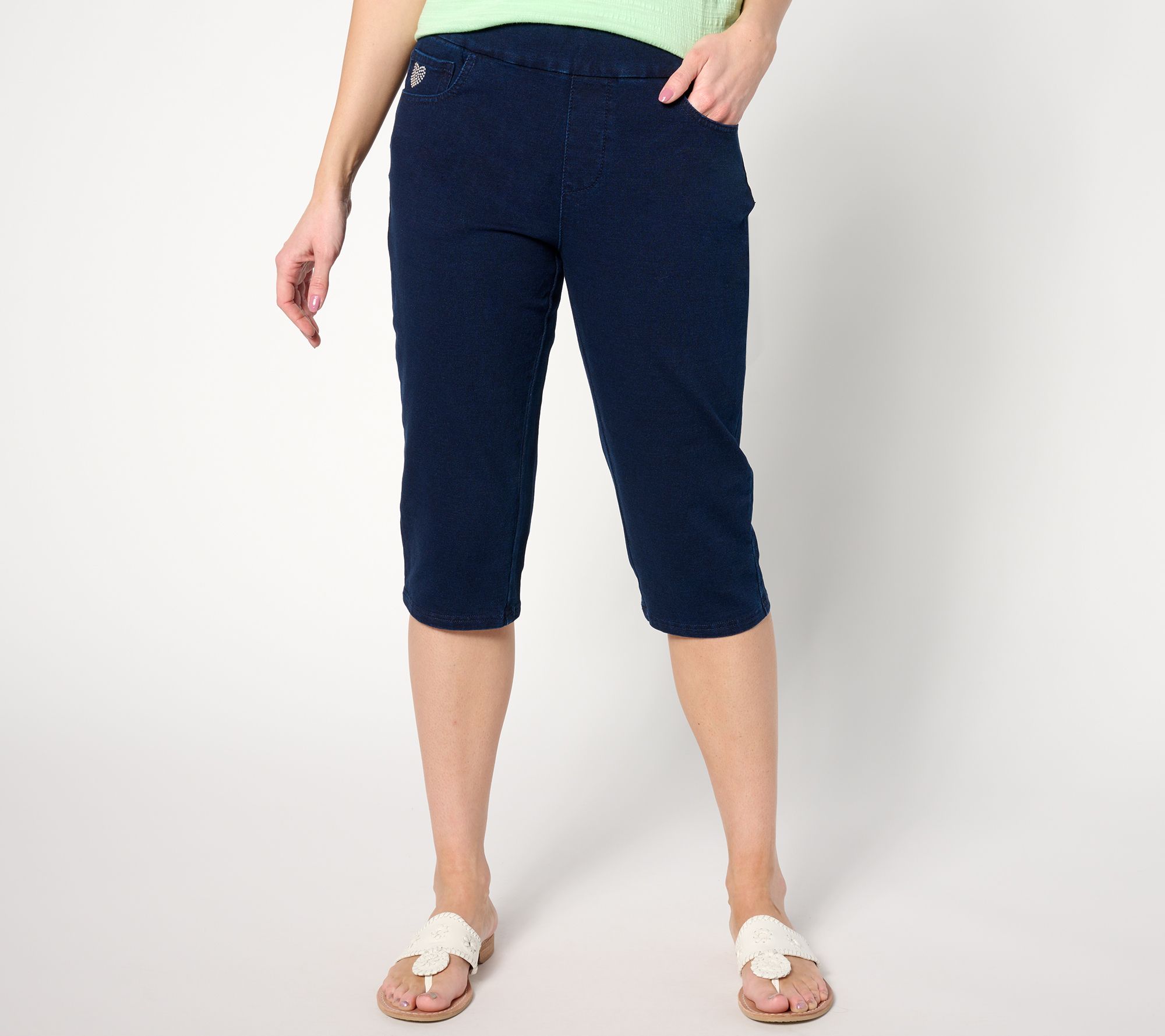 Quacker Factory DreamJeannes Flat Waistband Skimmer