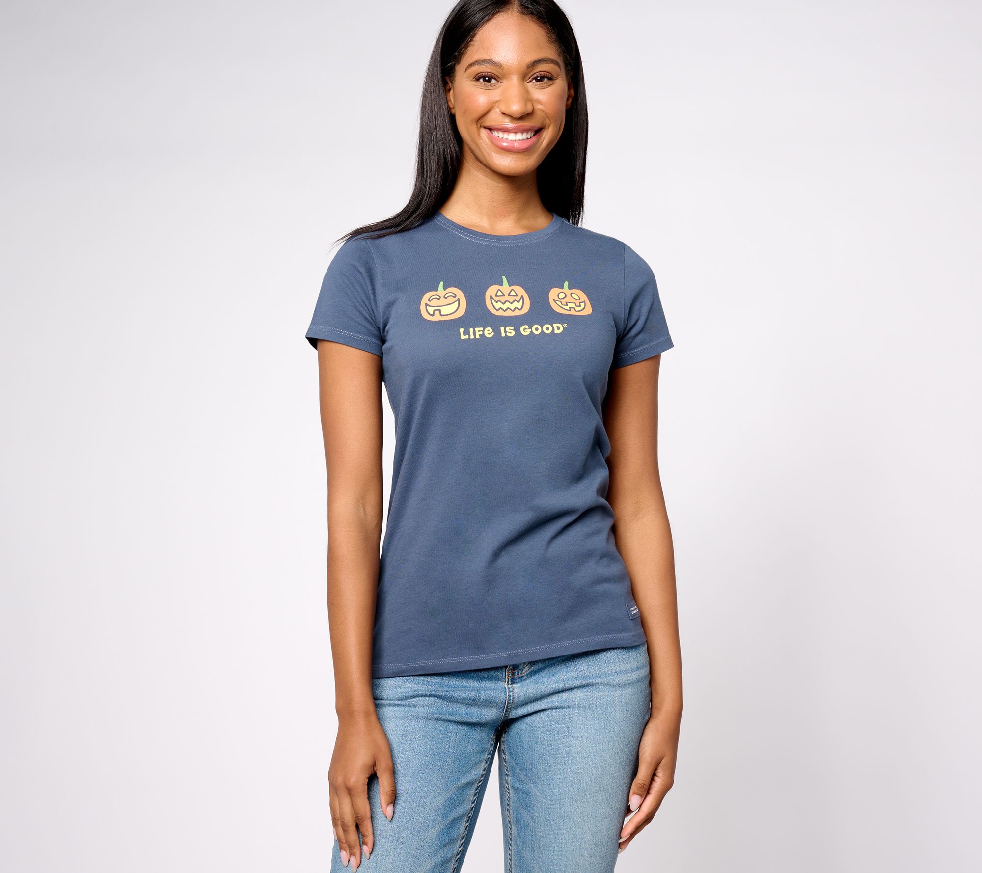 As Is Life is Good Women's Short Sleeve Crusher Tee