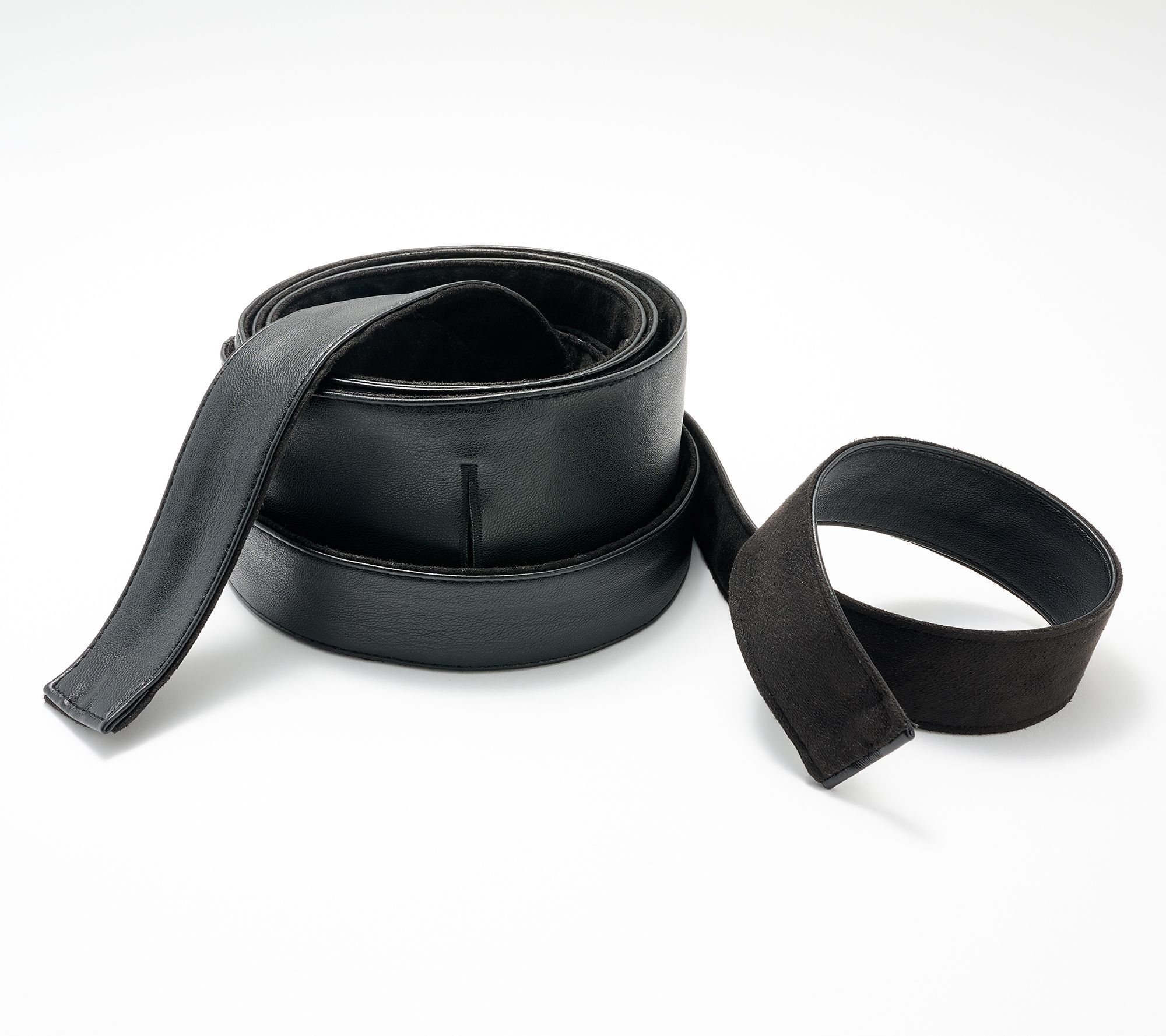 Attitudes by Renee Reversibles Faux Leather & Faux Suede Belt