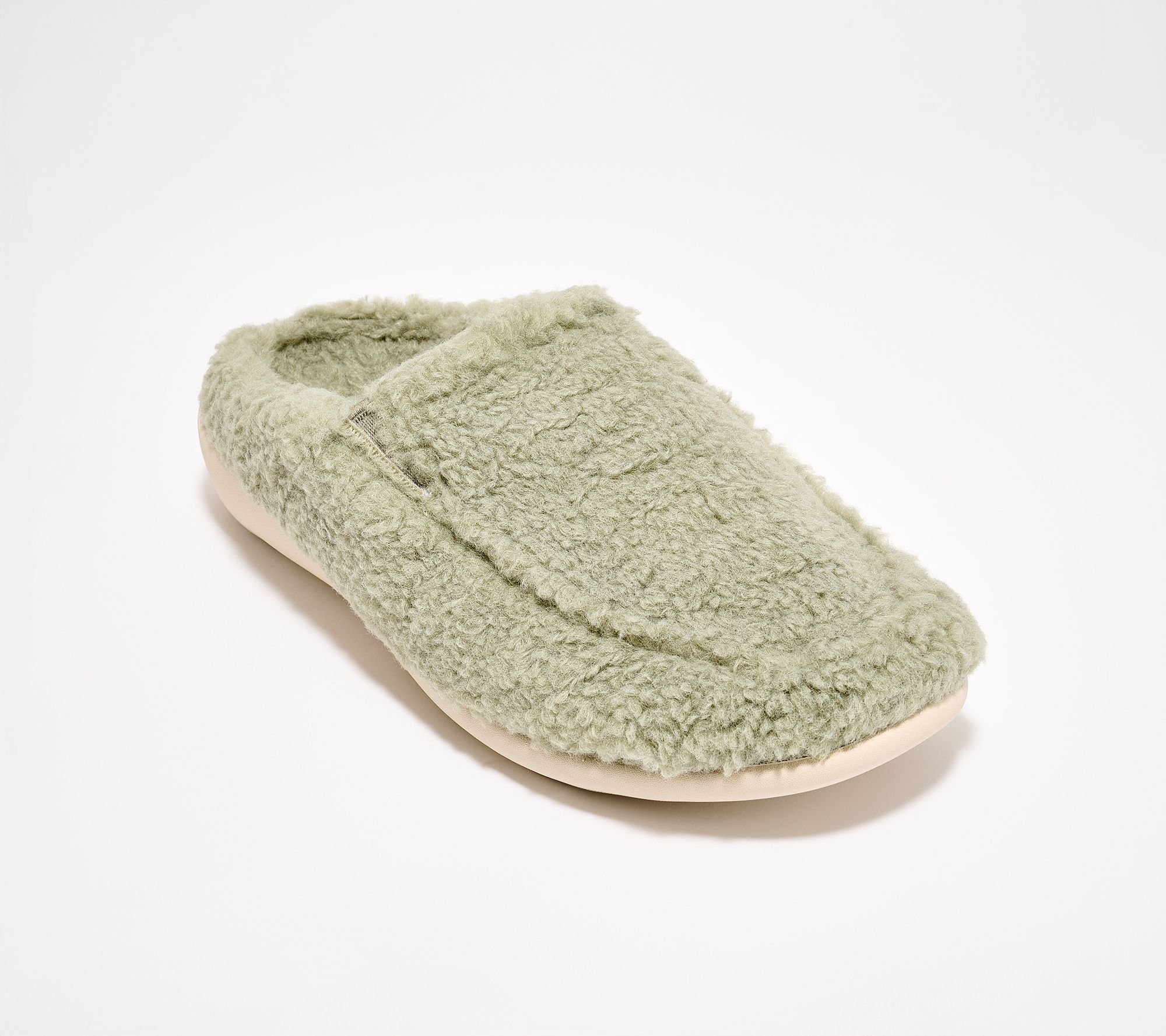 Revitalign Orthotic Memory Foam Cozy Mules Siesta Teddy