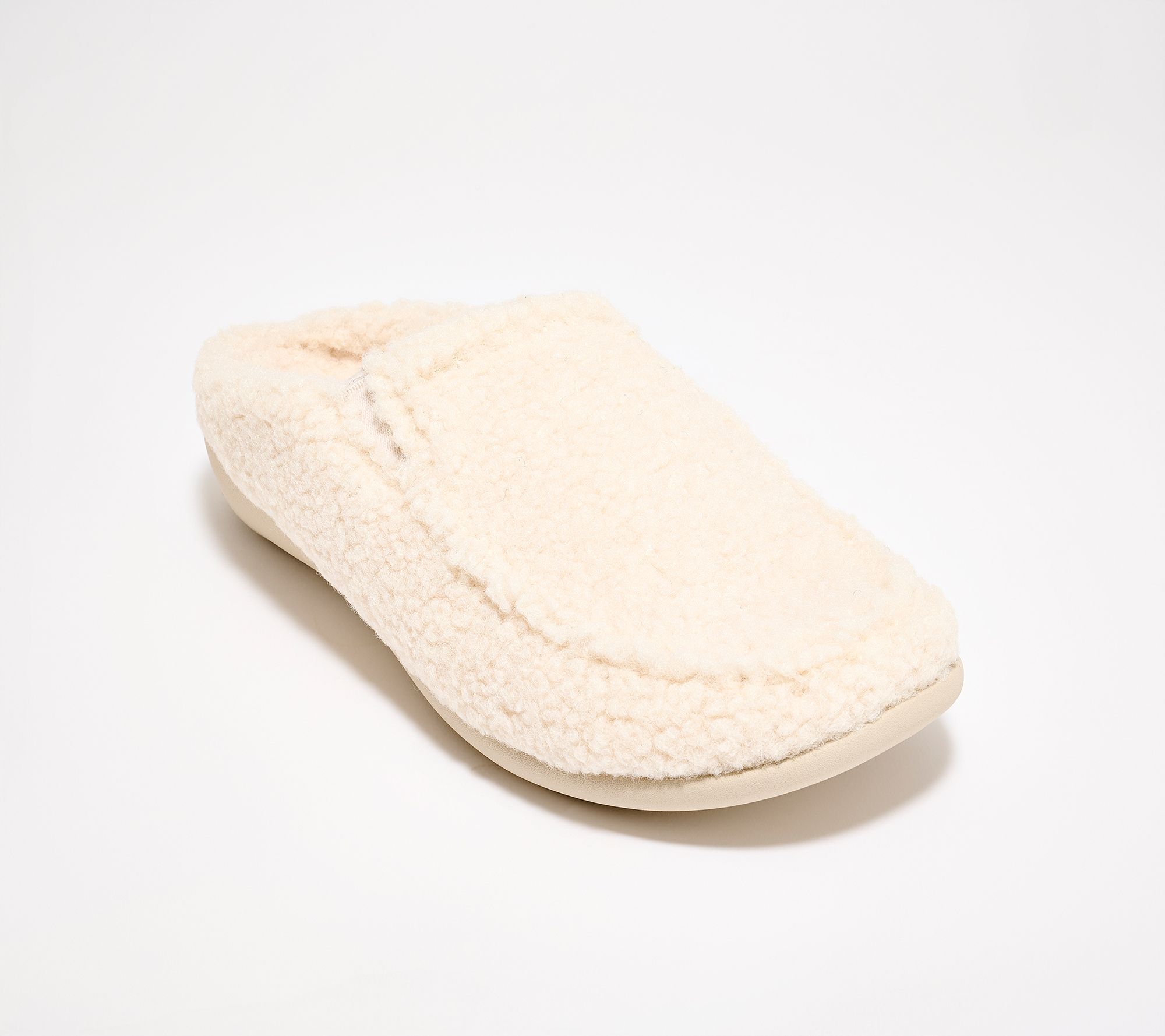 Revitalign Orthotic Memory Foam Cozy Mules Siesta Teddy