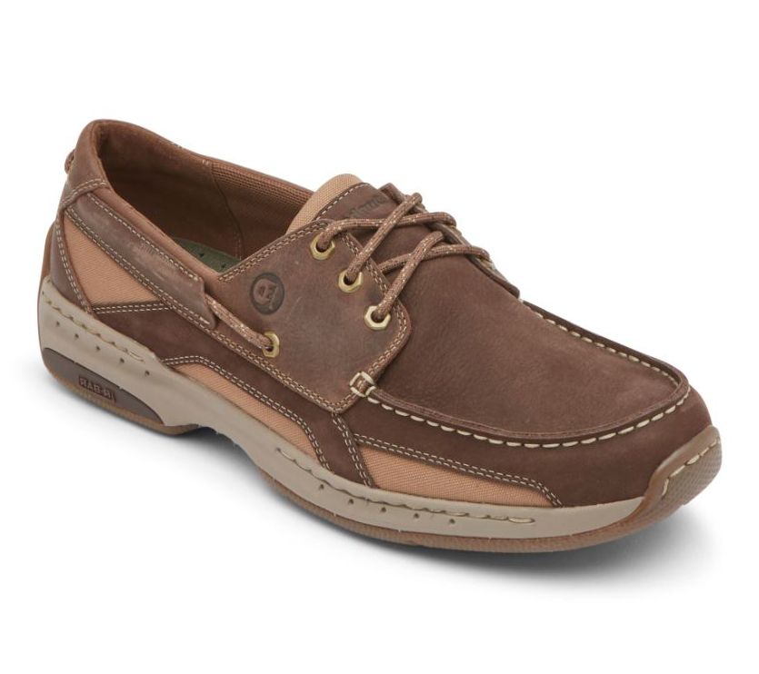 Dunham Men's Leather Lightweight Slip-On Boat Soe- Captain