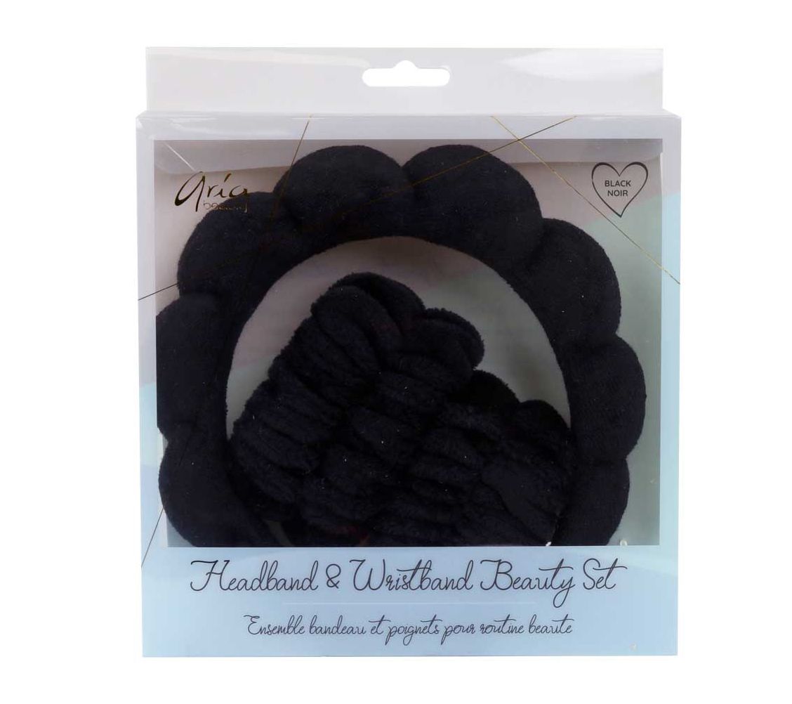 Aria Headband and Wristband Beauty Set