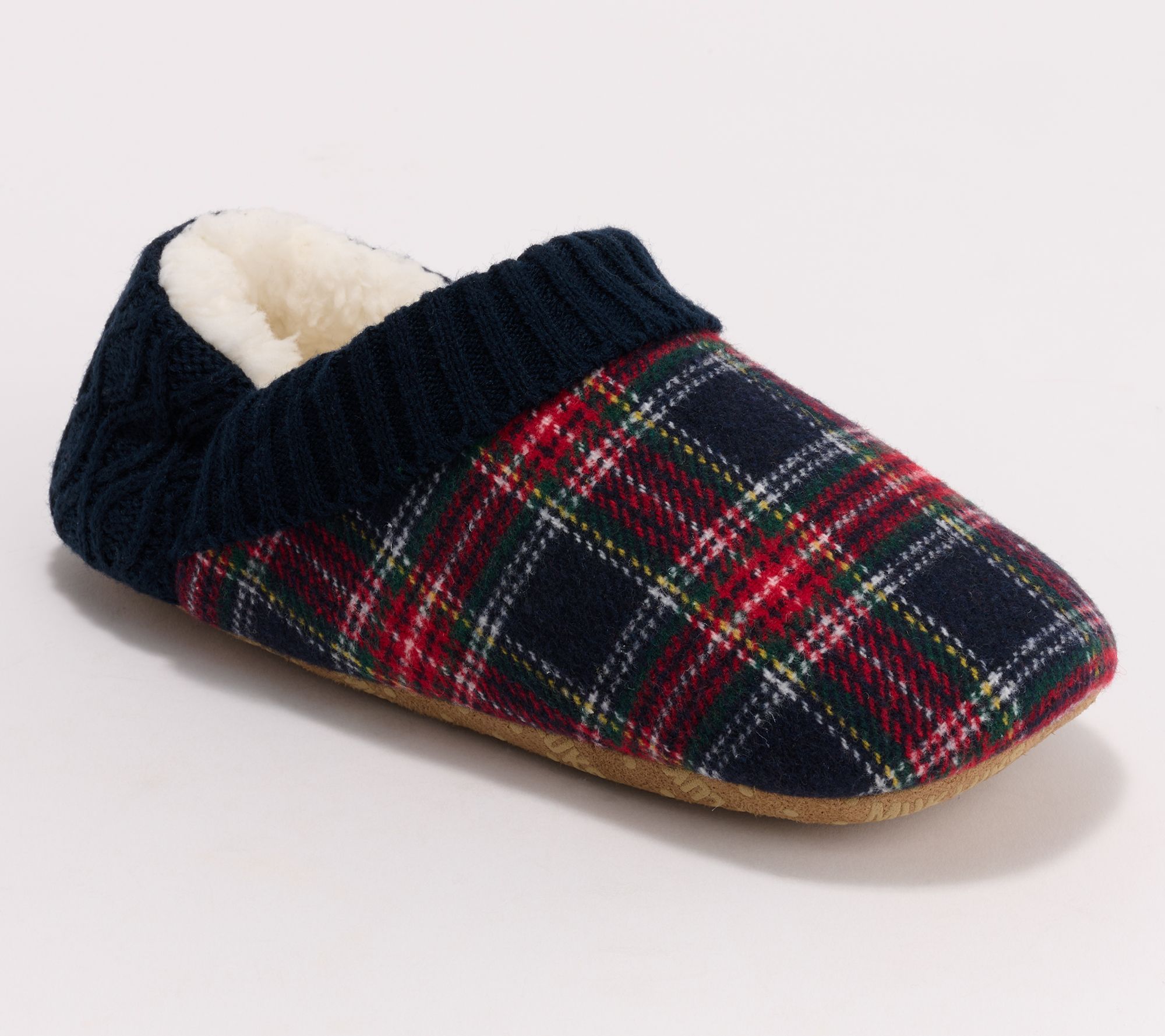 As Is MUK LUKS Step-In Soft Sole Flannel Slipper