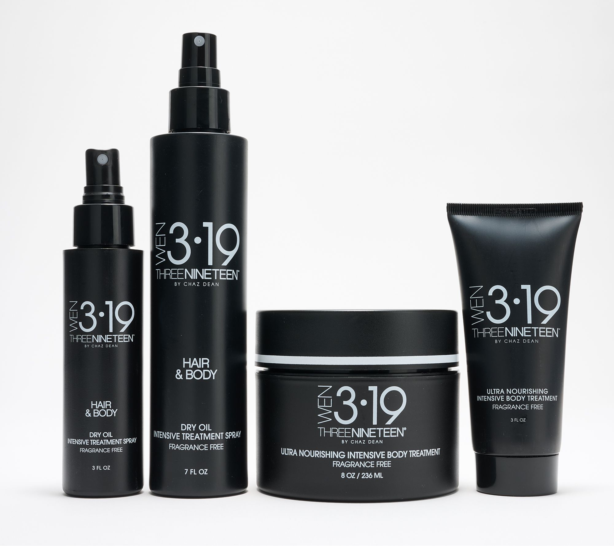 WEN by Chaz Dean Body Treatment & Dry Oil Home & Away Kit