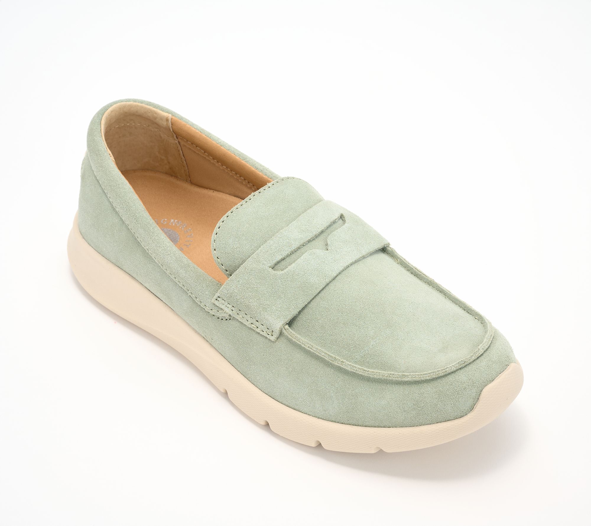 Revitalign Orthotic Suede Slip-Ons - Panorama