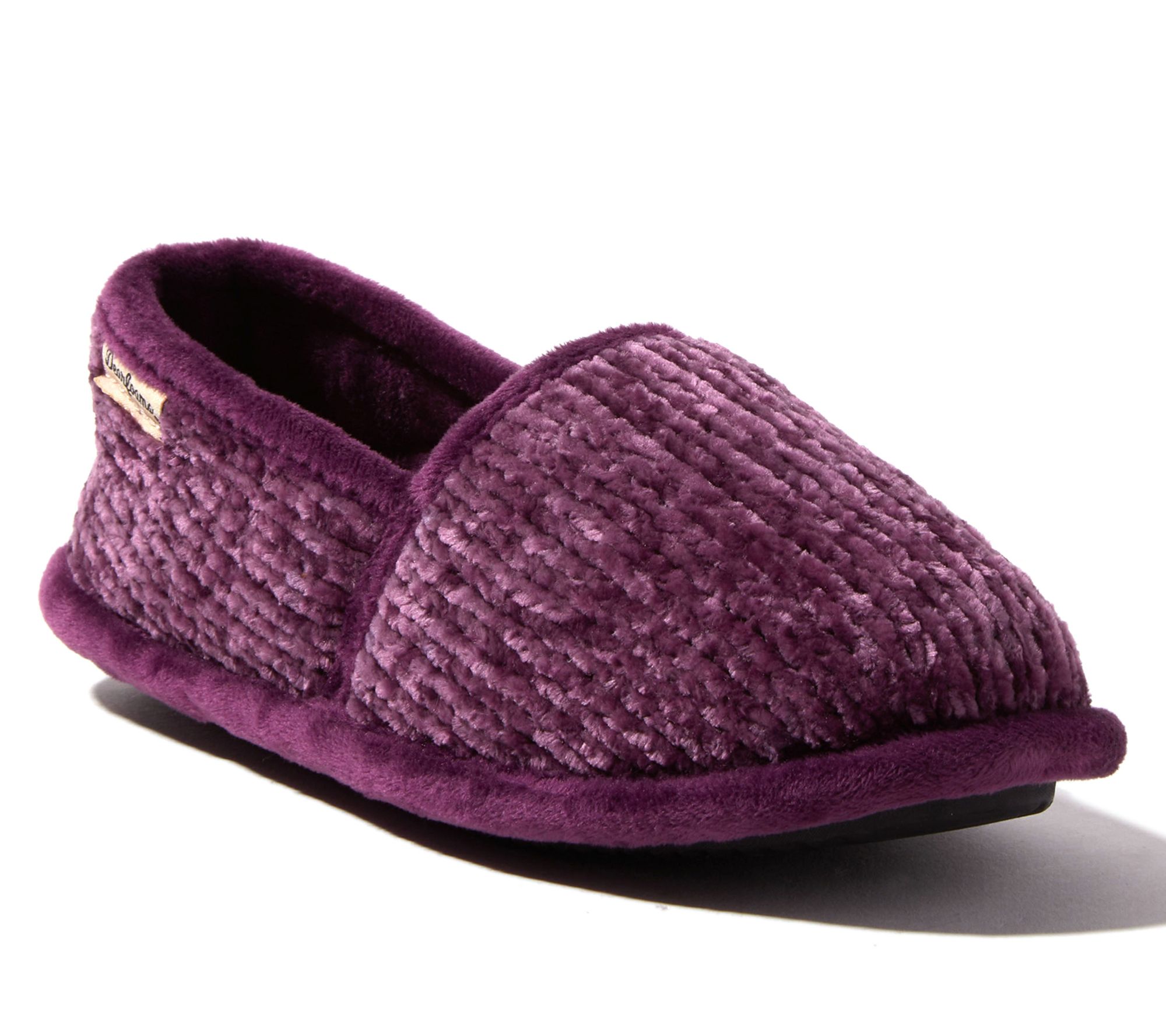 Dearfoams Women's Washable Memory Foam ChenilleA-Line Slipper
