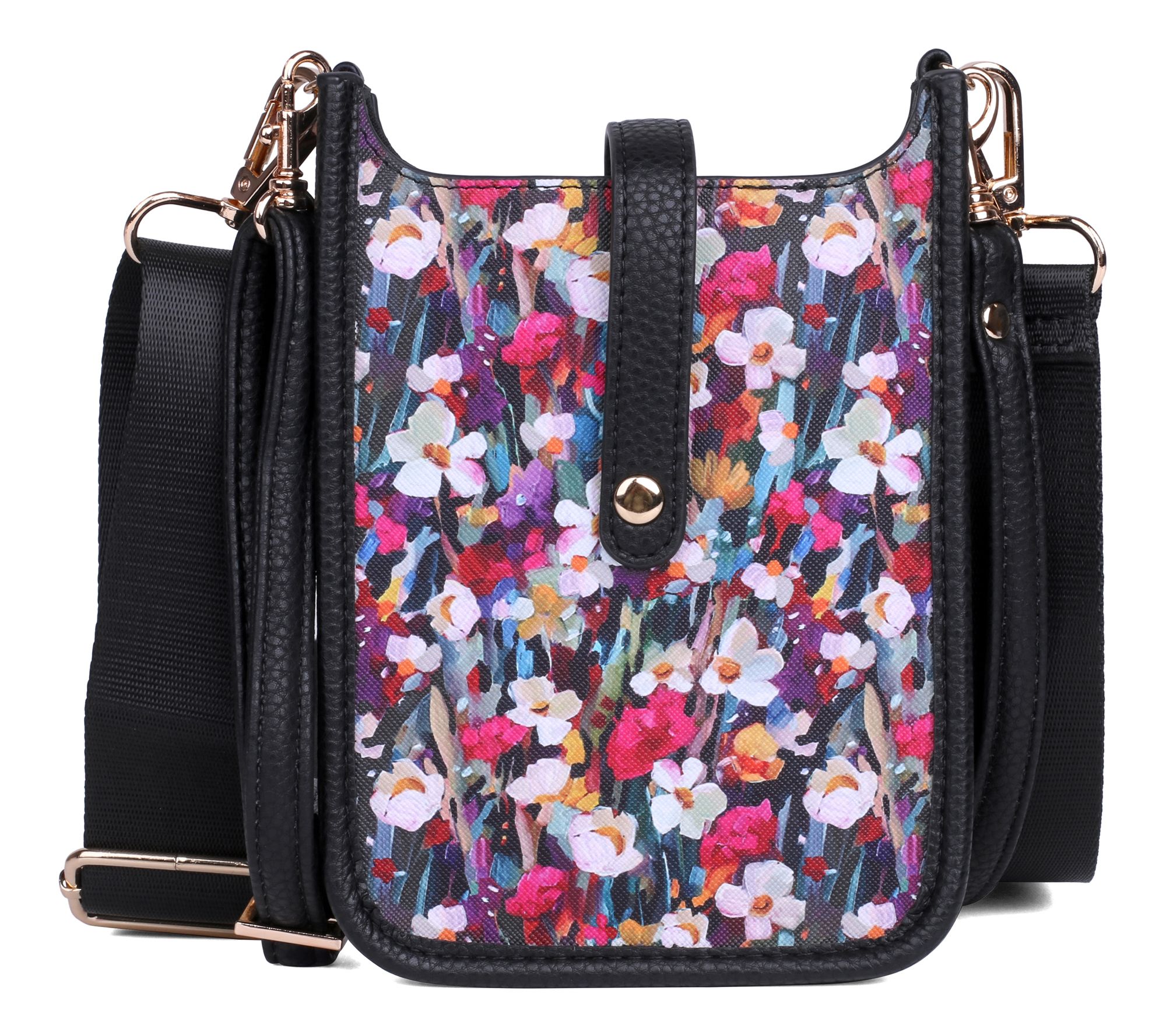 Julia Buxton Vegan Leather Guitar Strap Phone RFID Crossbody